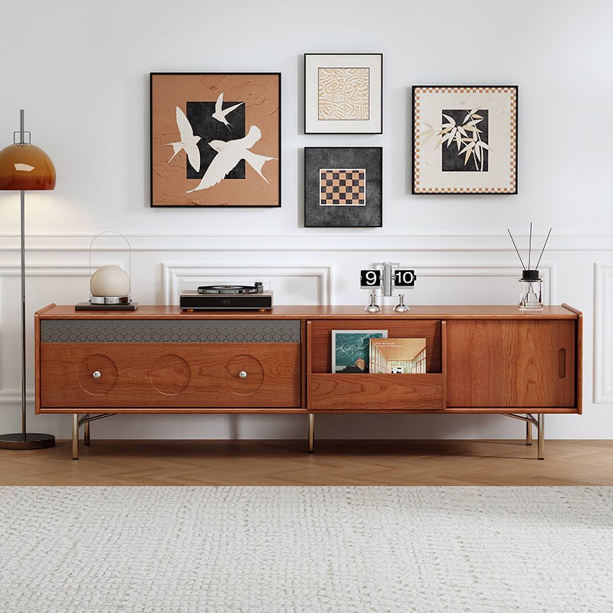 Mid-Century Bauhaus TV Cabinet (A51-G117)