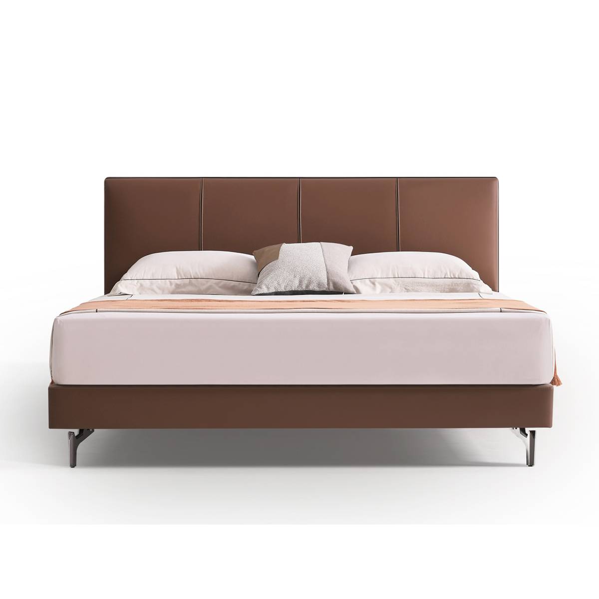 Genuine Leather Soft Bed (RC-2201)