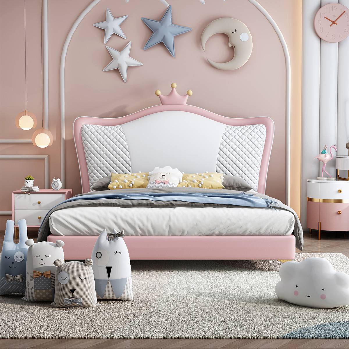 Classic Series 1.2M Soft Bed Children's Bed (Z16-828)