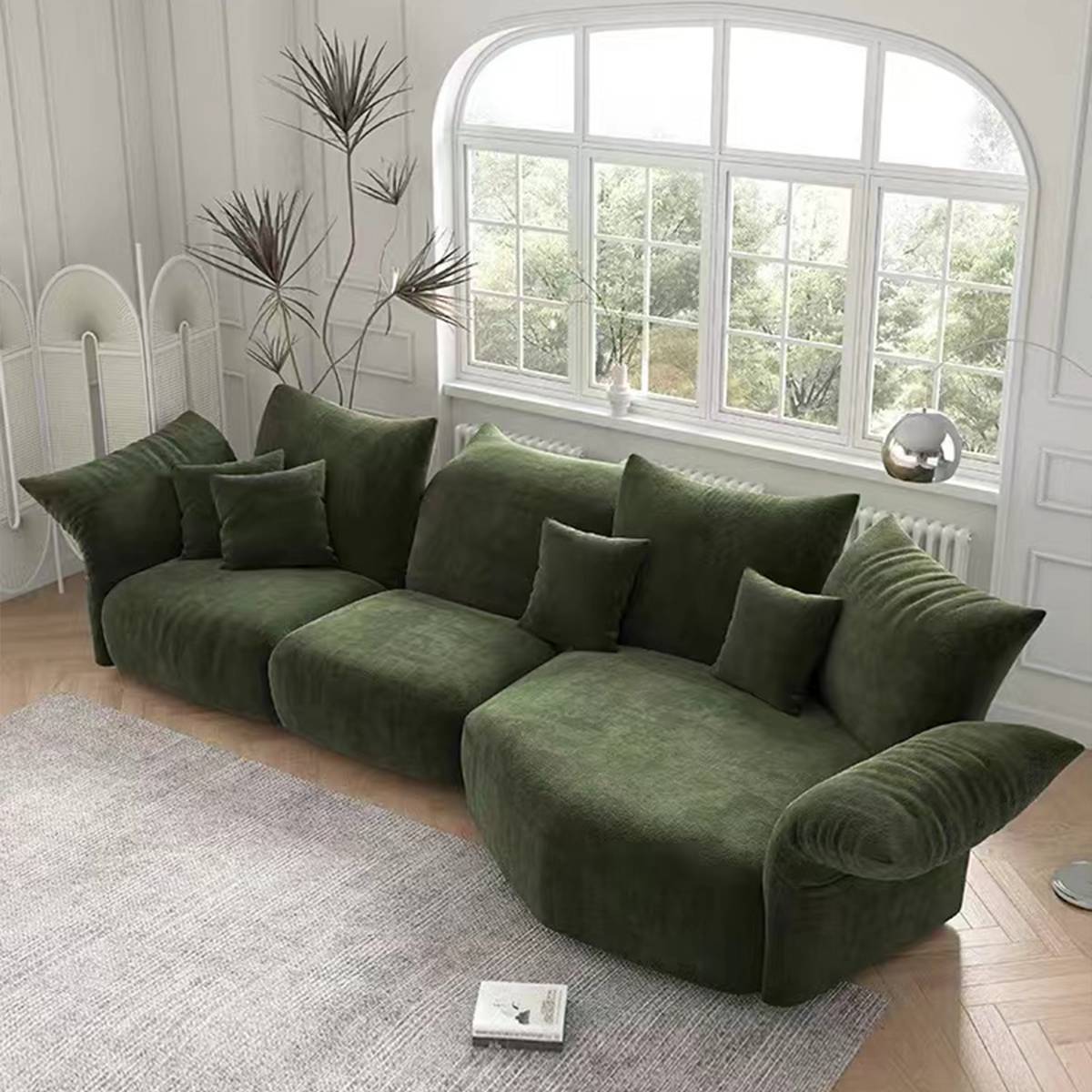 Petal Sofa Left Single + Armless Single + Irregular Corner Sectional (B12-SF206)