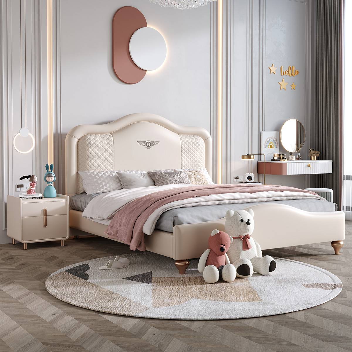 Noble Series 1.8M Soft Bed Children's Bed (Z16-865)