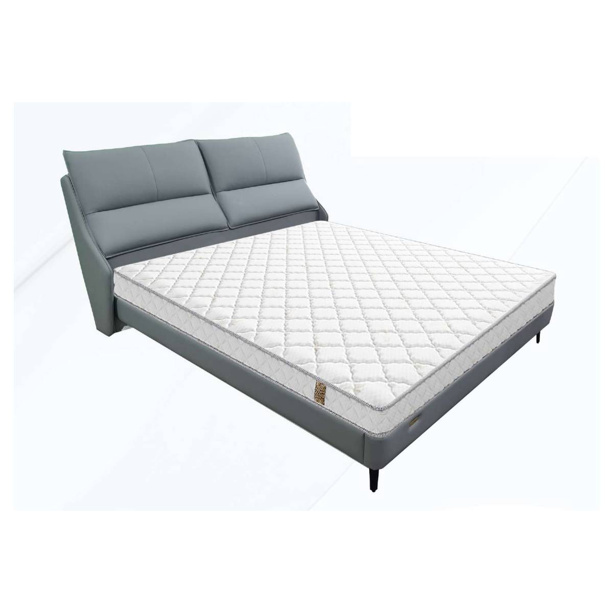 Top-Grain Leather 1.8m Soft Bed (A21-2528)