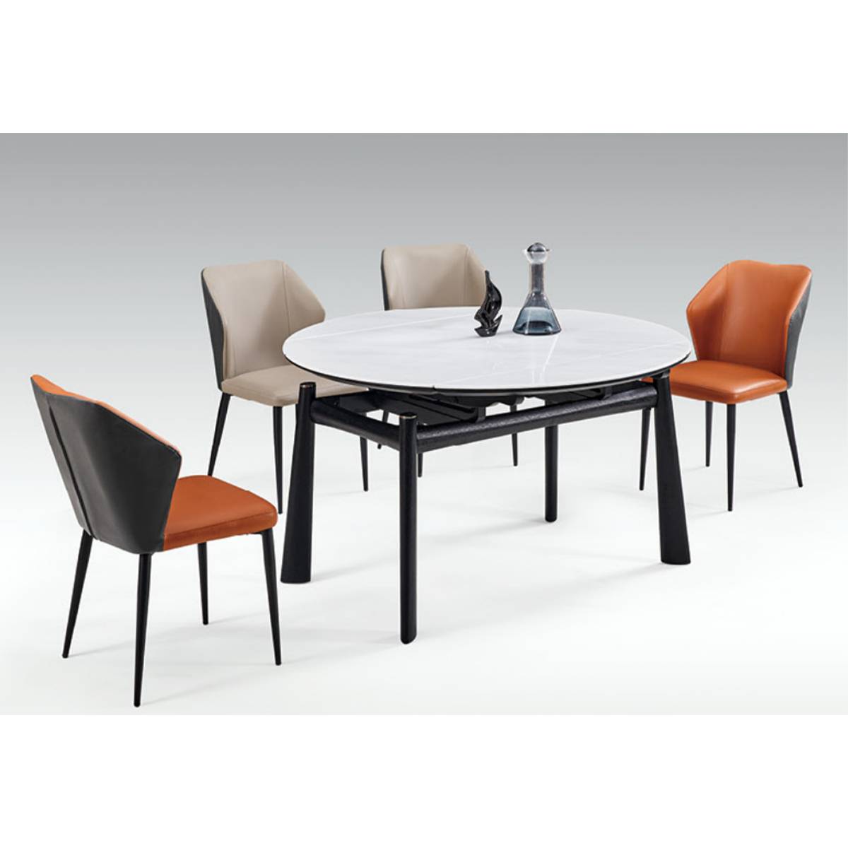 Microcrystalline Stone Functional Dining Table (B63-B2341)