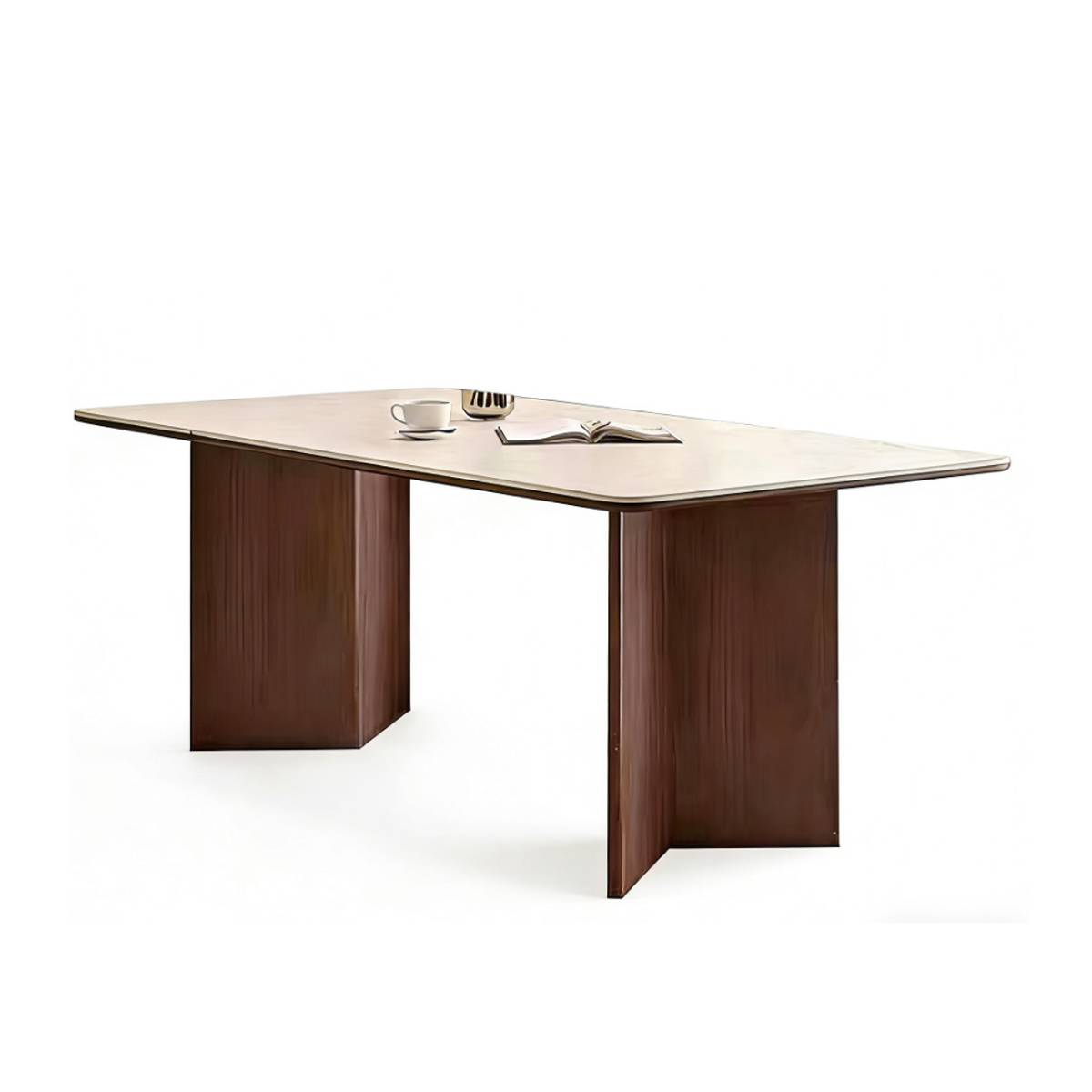 Travertine Sintered Stone Dining Table (Z87-T-028)