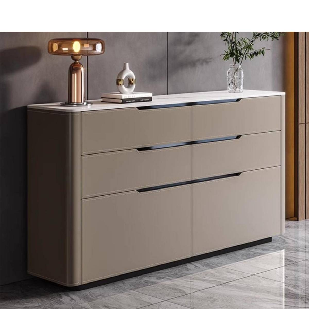 Sideboard Chest Saddle Leather (Z60-1120)