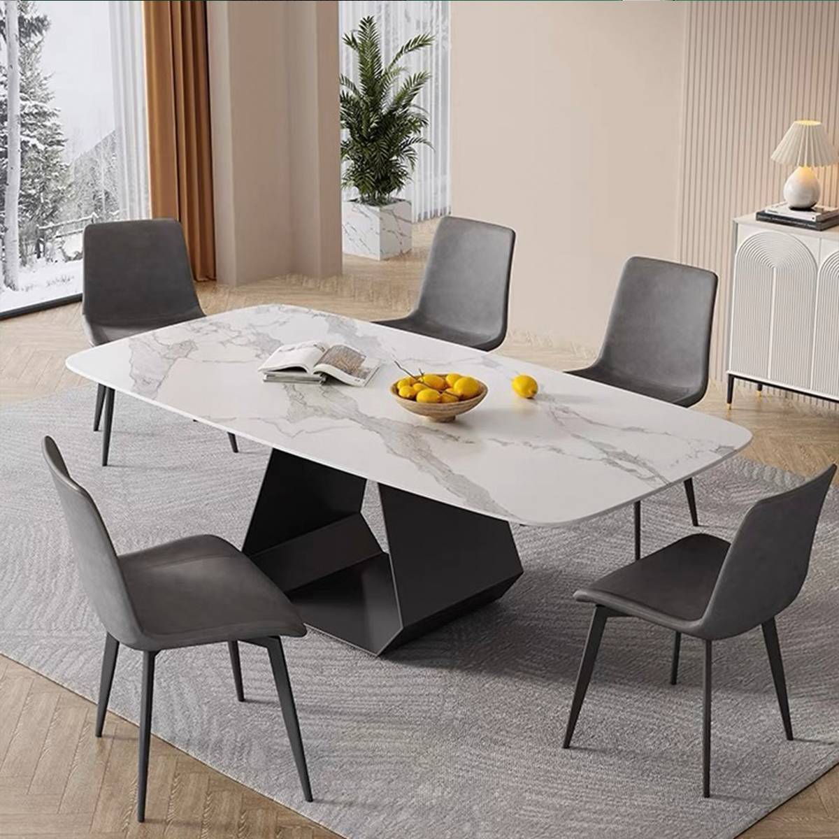 Sintered Stone Dining Table (A33-T10102-D)