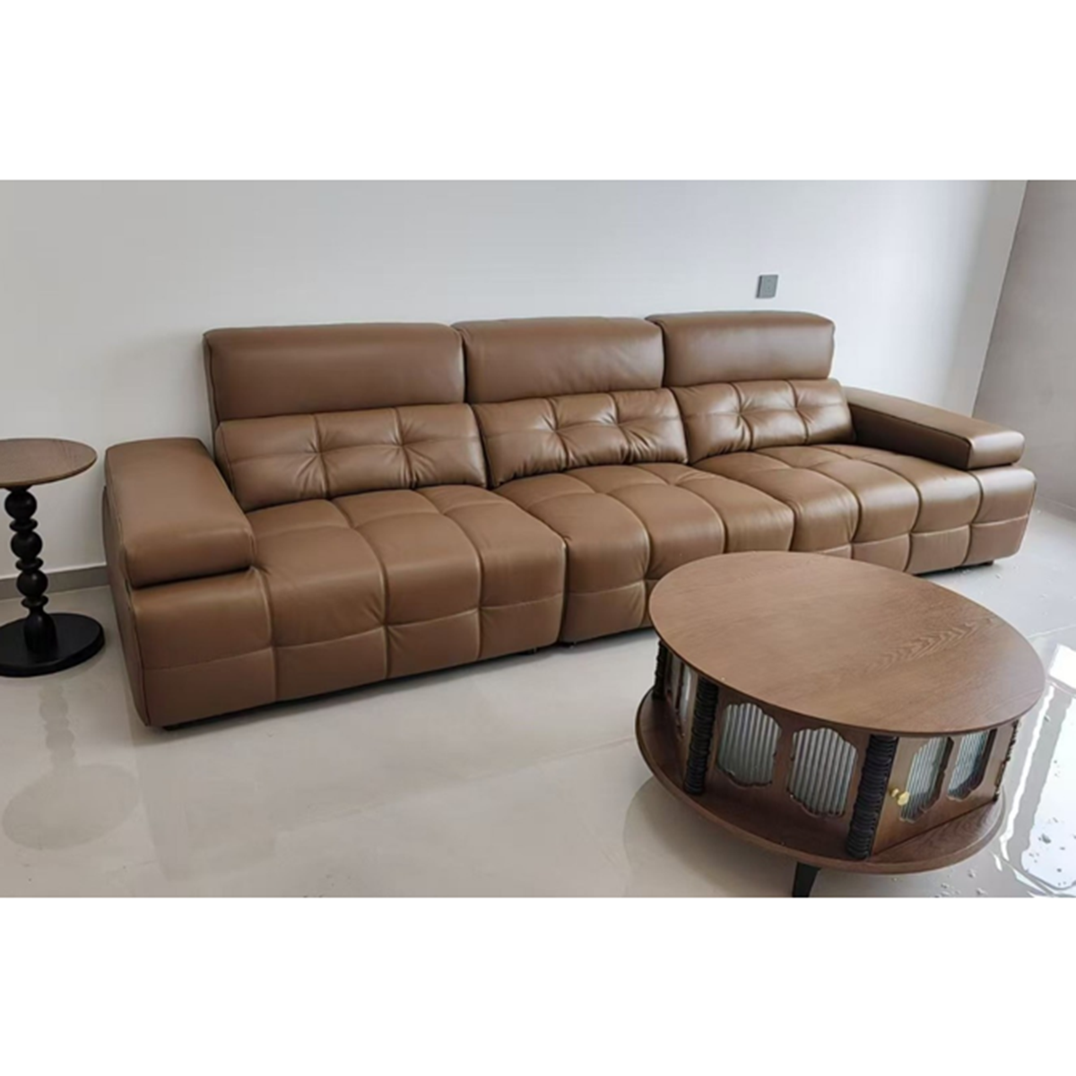 High-Back Lawrence Straight Sofa (A01-2637)