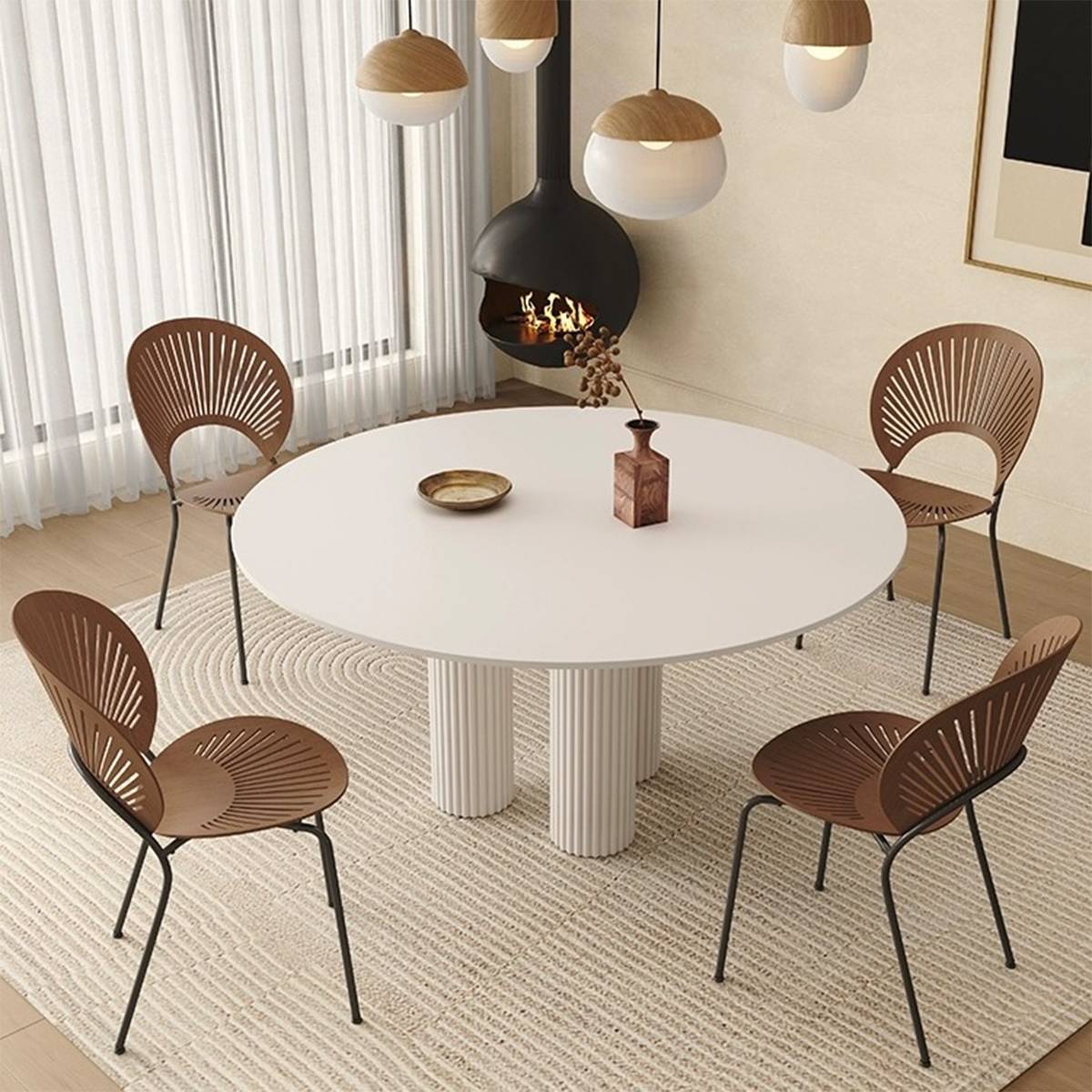 Sintered Stone Round Dining Table (A33-T10196-G)