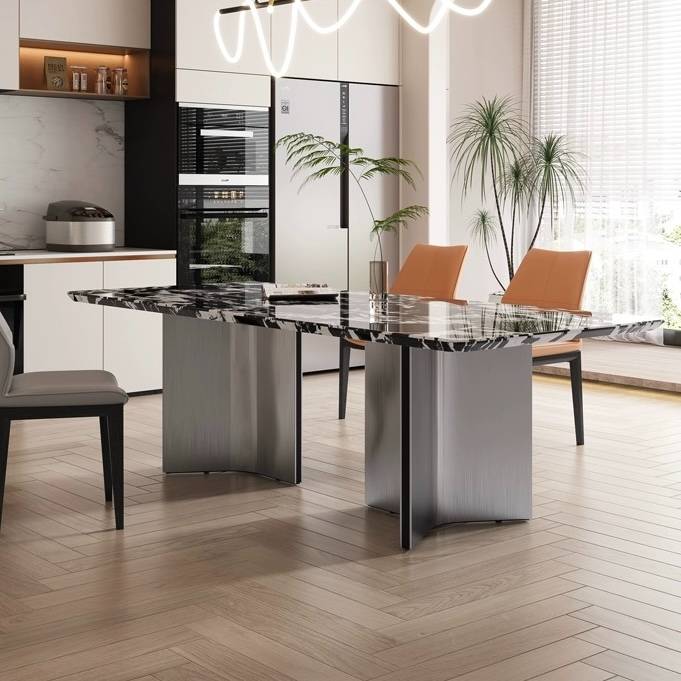 Mercedes Base Marble Dining Table (B33-10233-E)