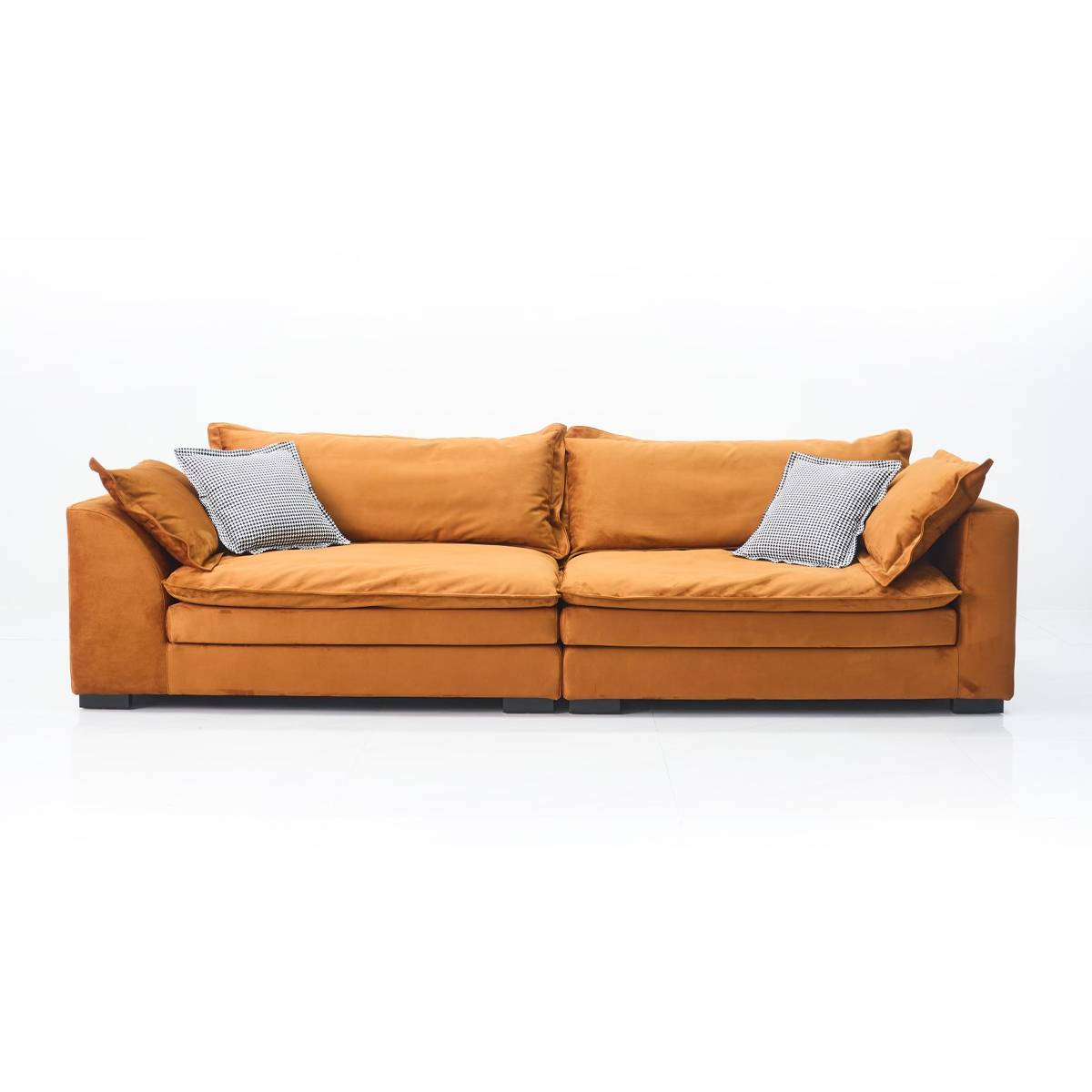 B12-2023 3-Seater Fabric Sofa