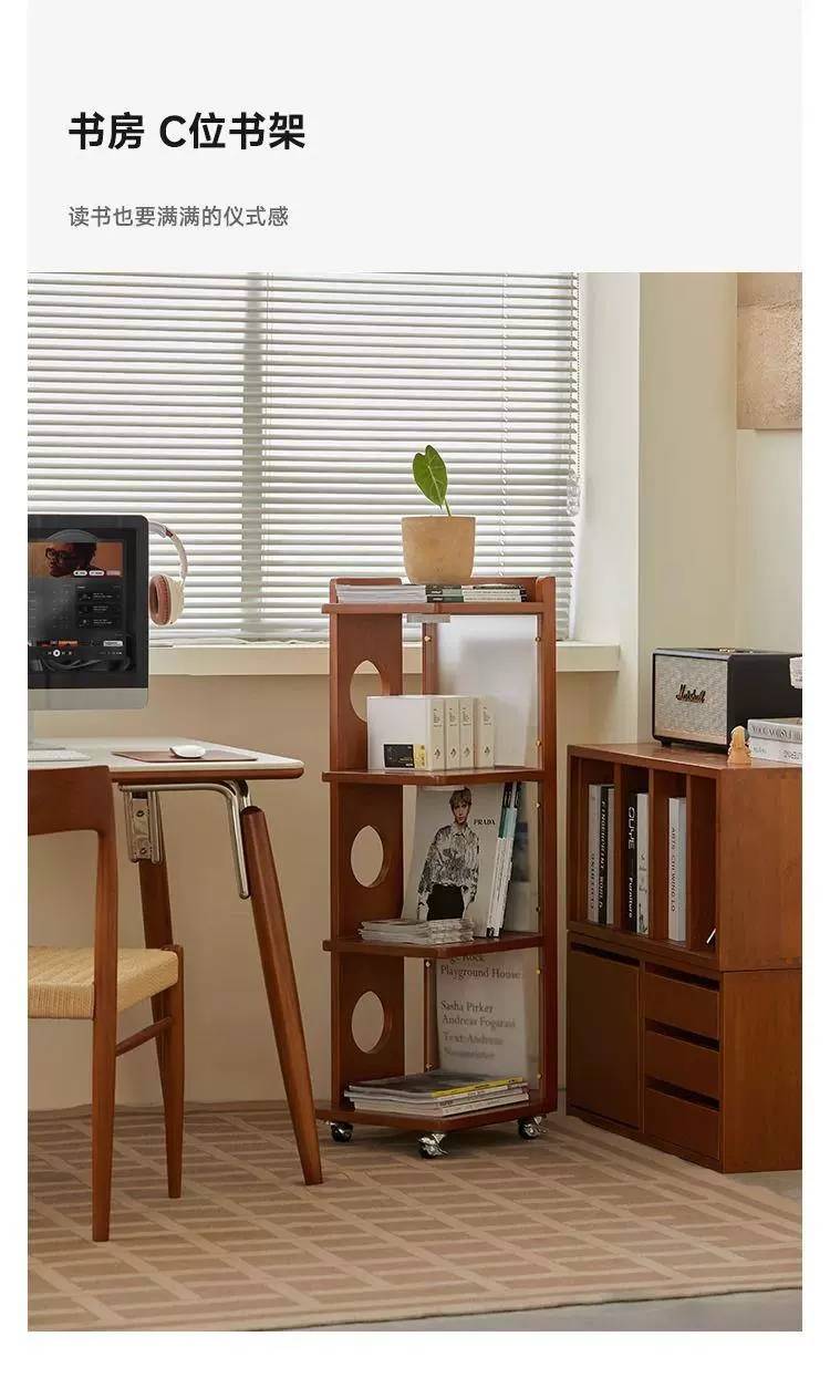 Cabinet used as a bookshelf in a home office setting