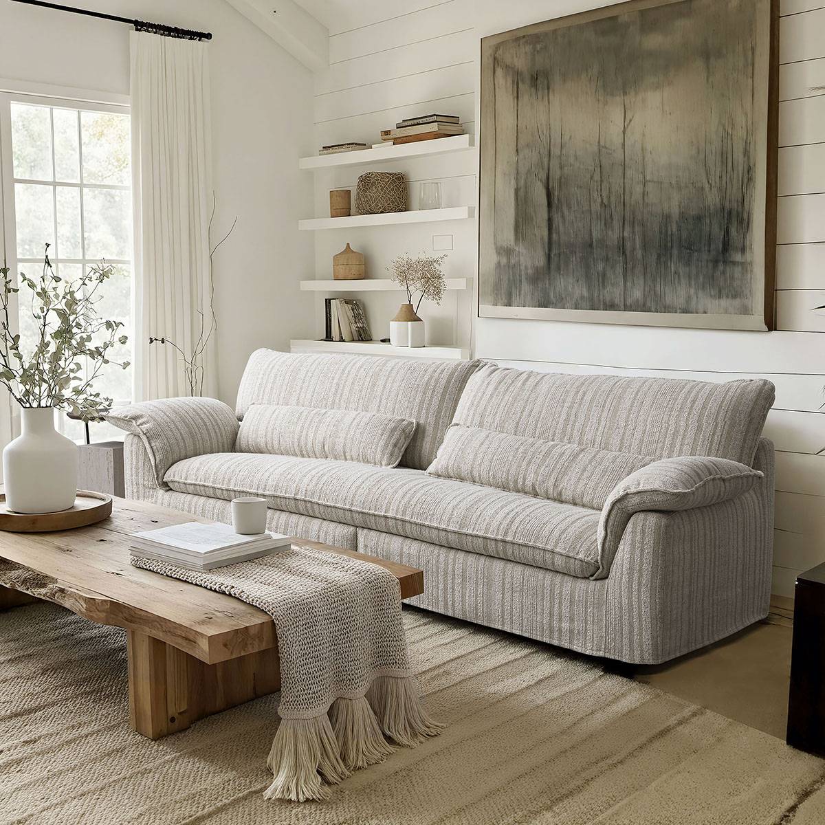 Souffle Fabric Sofa (B02-699)