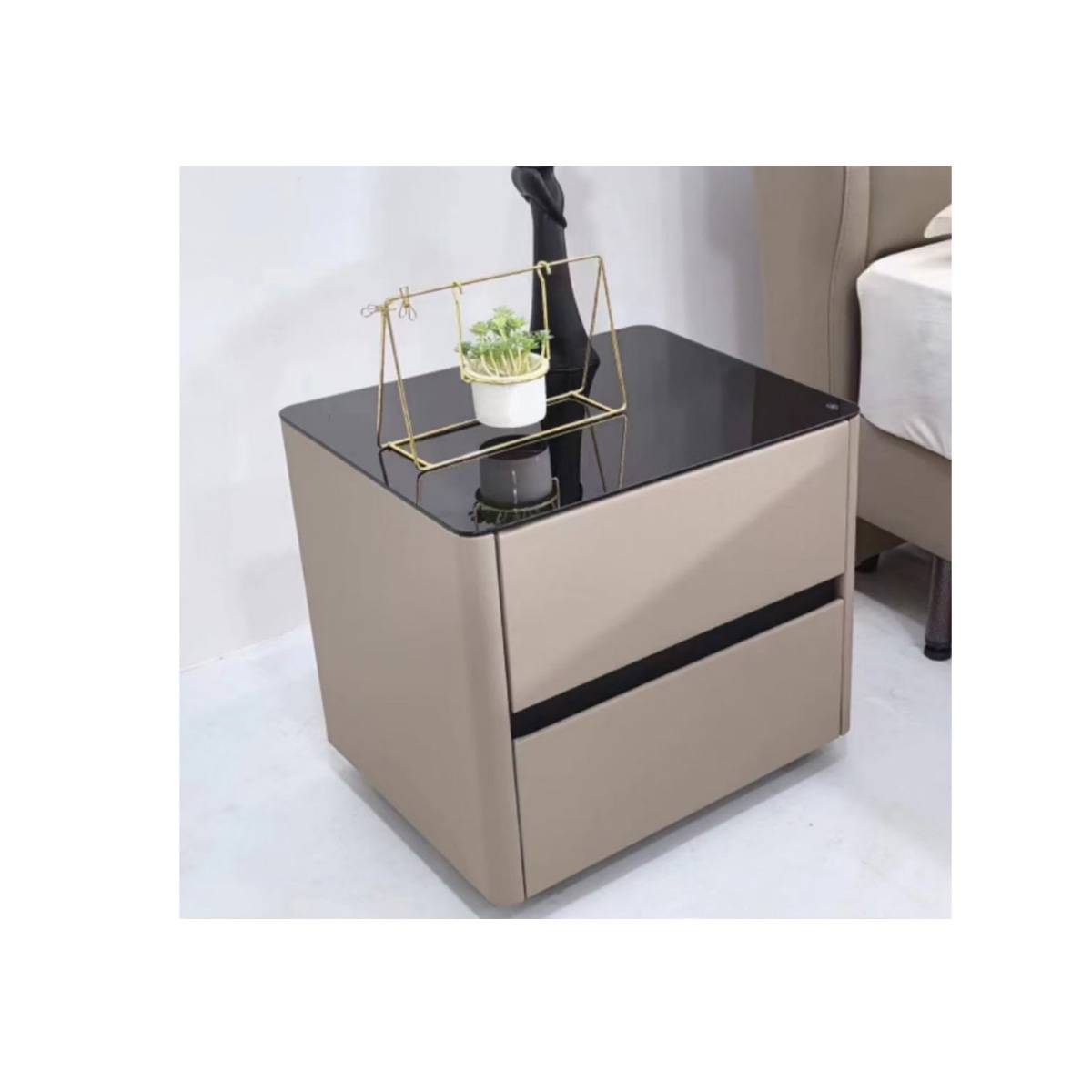 Solid Wood Bedside Table (A72-107)