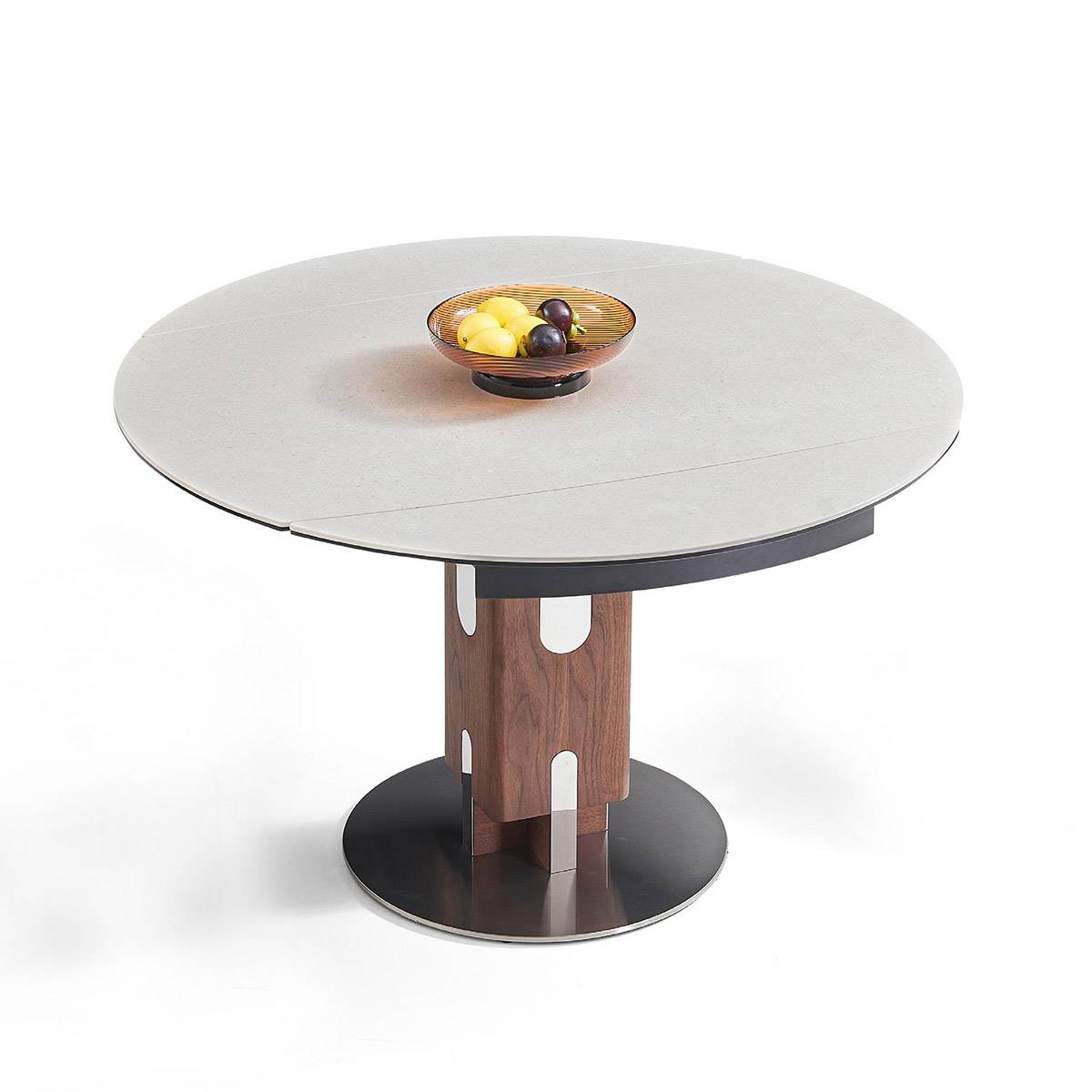 Sintered Stone Composite Glass Top Functional Dining Table (Z85-MT055)