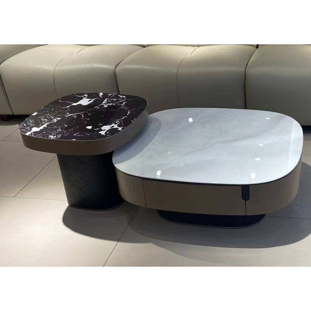 Microcrystalline Stone Coffee Table (A68-1003)