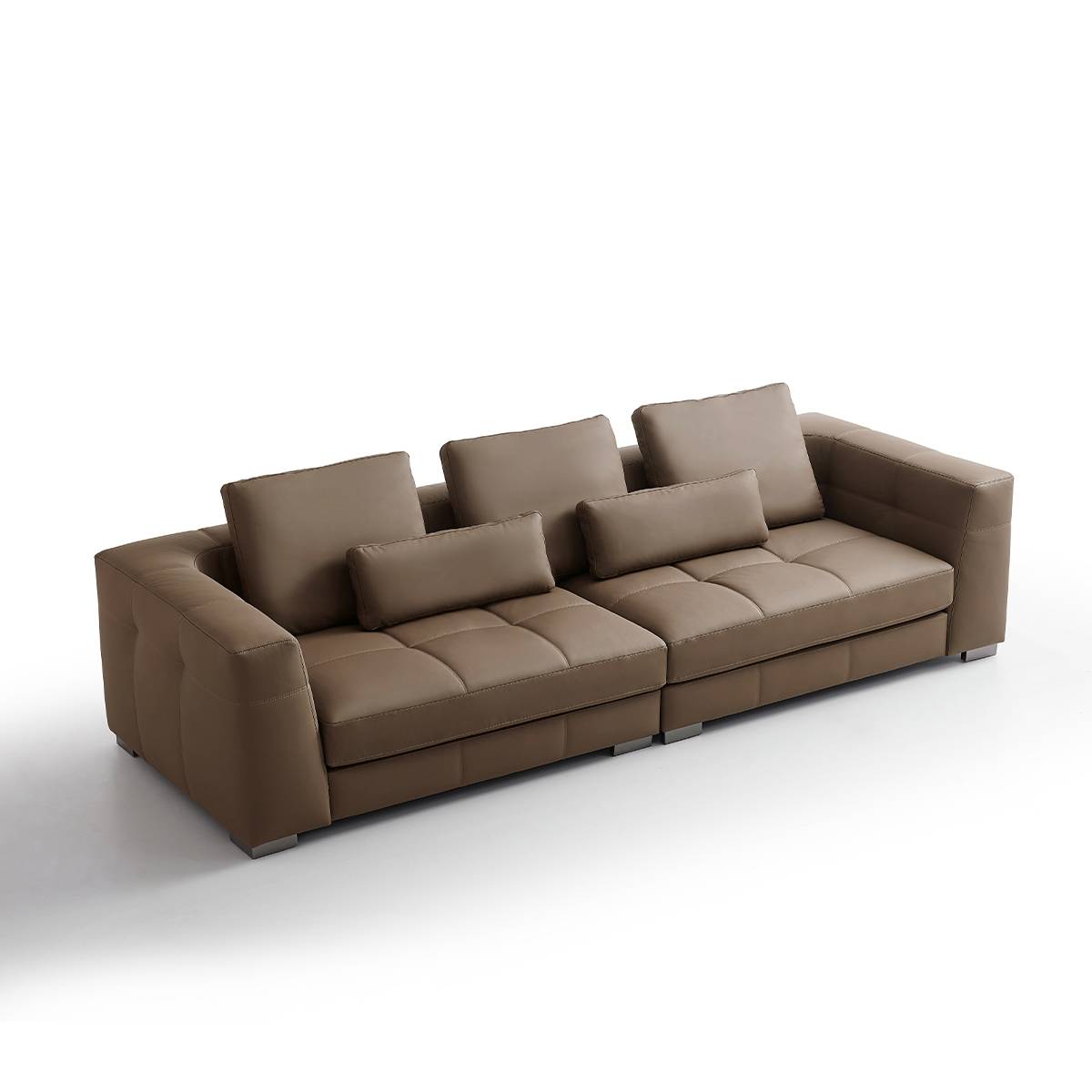 Blazer 4-Seater Semi-Leather Sofa