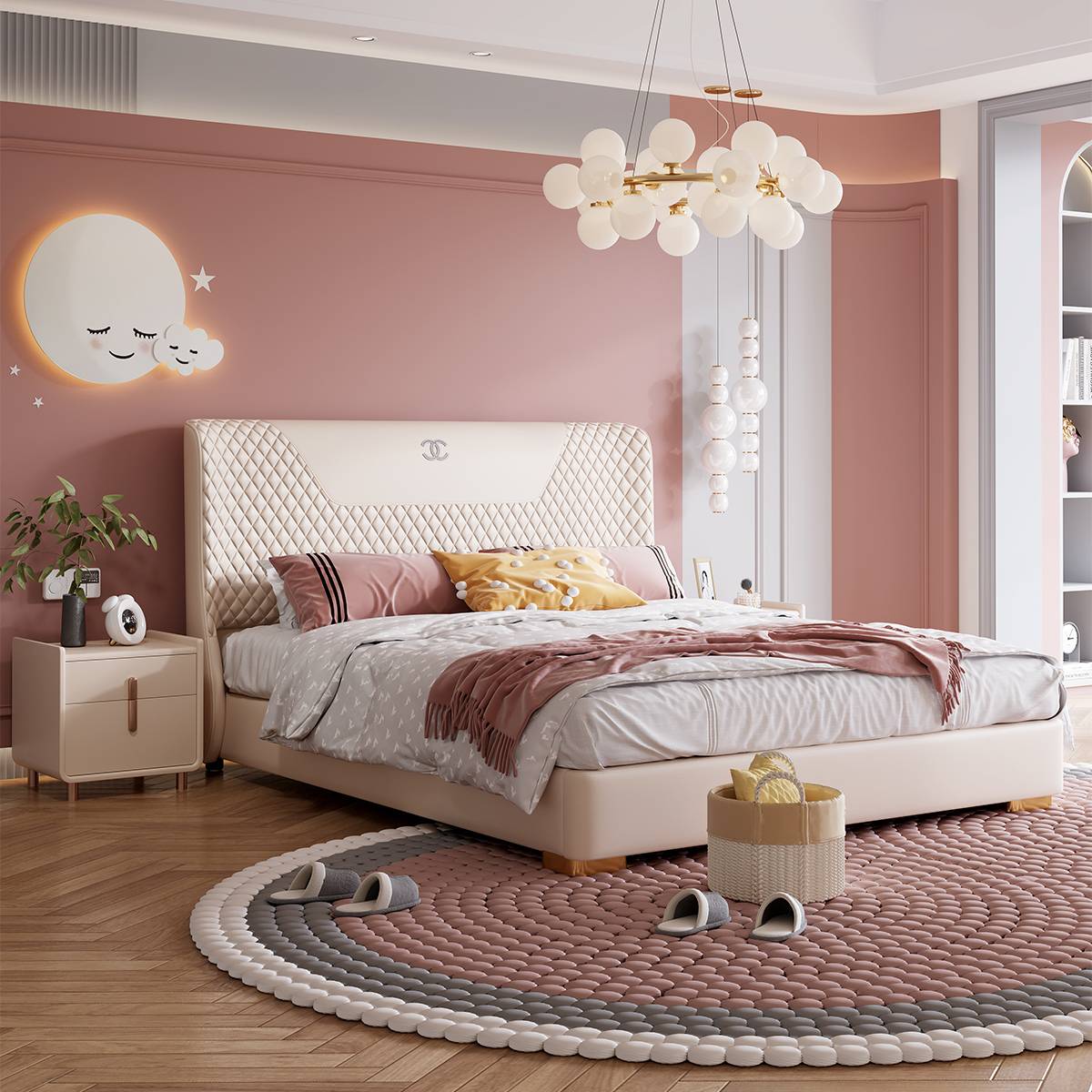 Noble Series 1.8M Soft Bed Children's Bed (Z16-863)