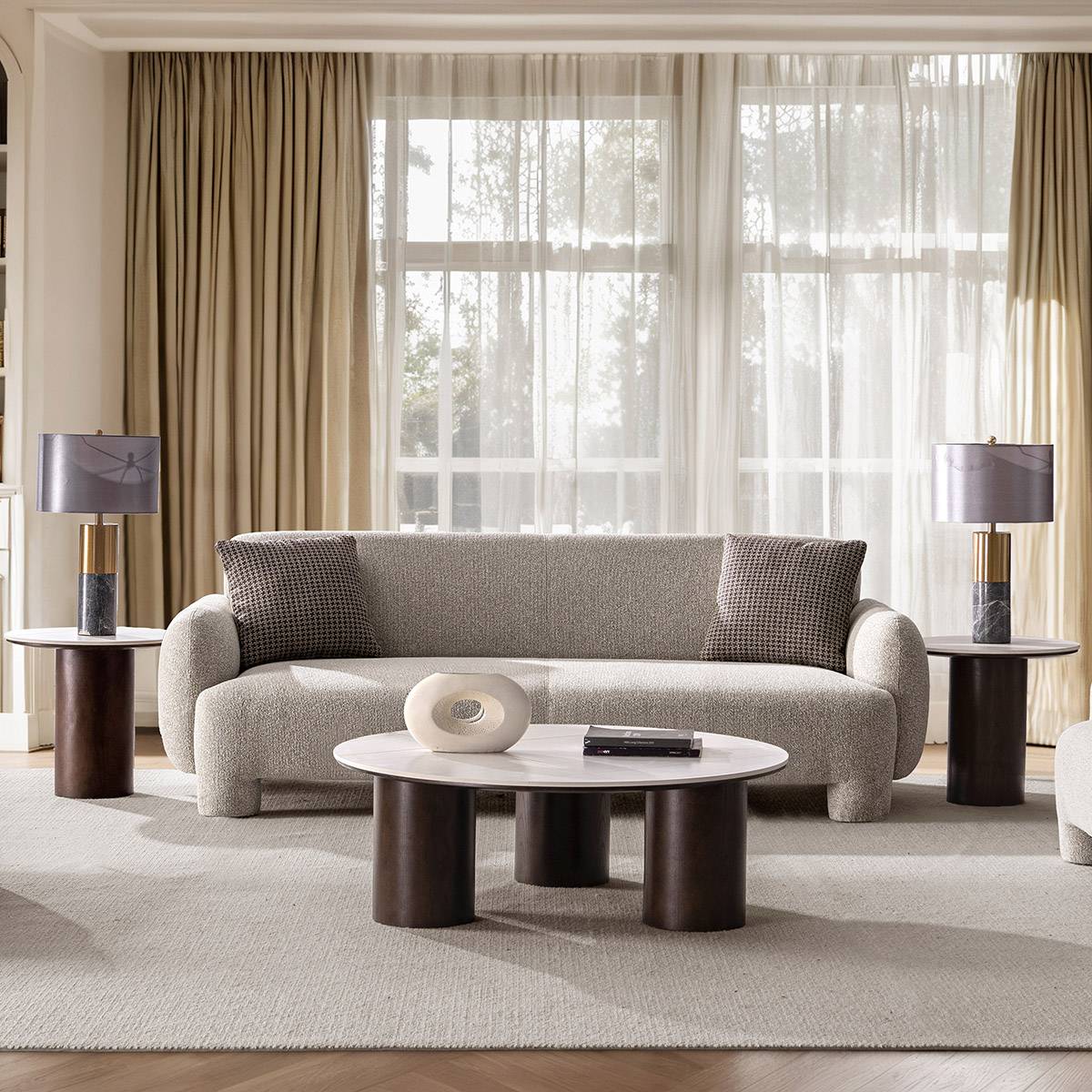 Gabu Fabric Sofa (B02-676)