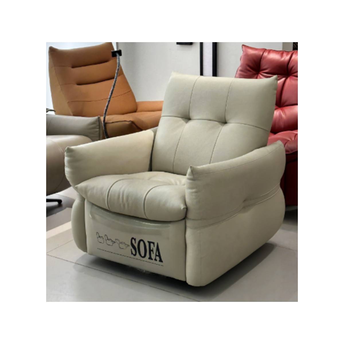 Genuine Leather Electric Recliner (Z42-CM-81701)