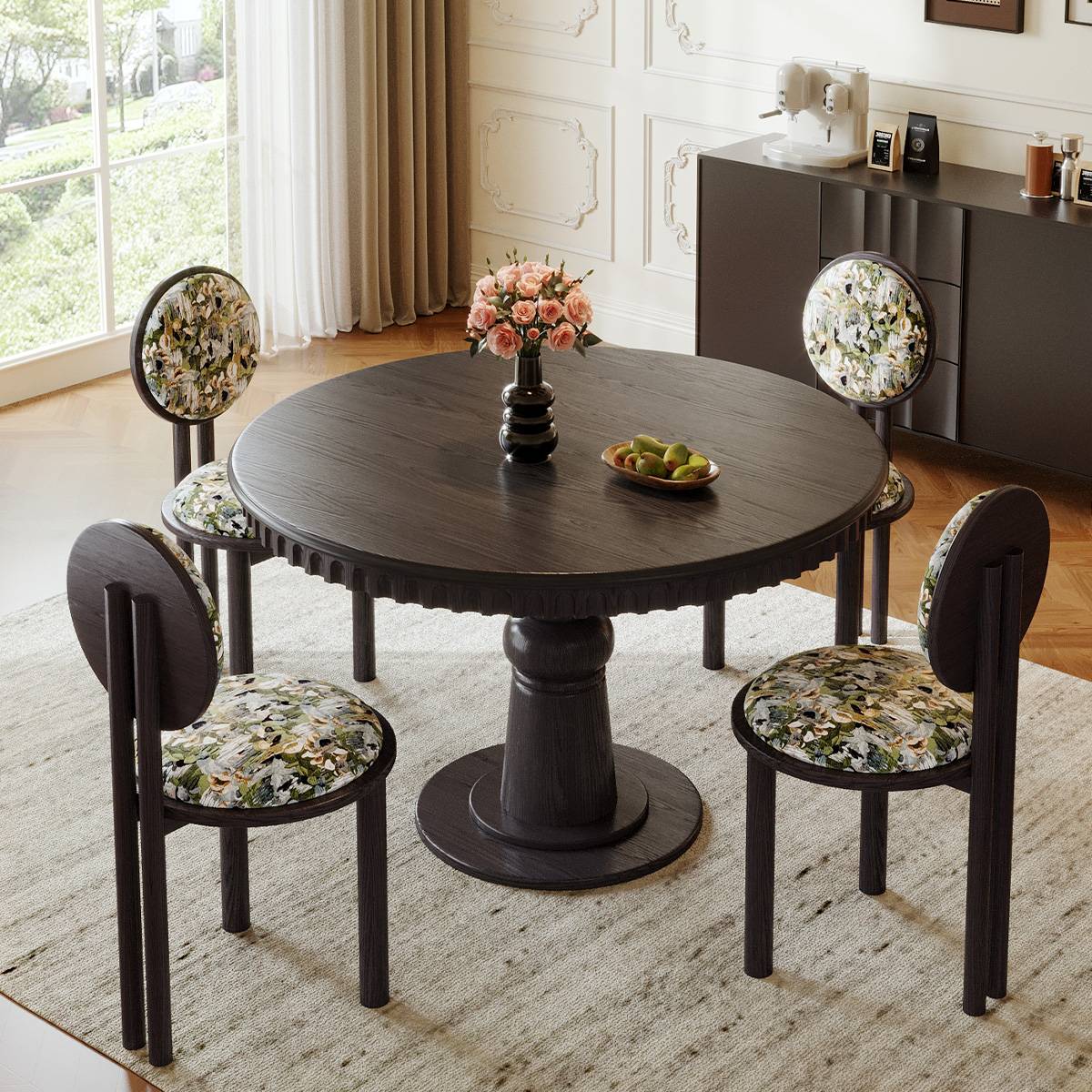 Mid-Century Modern Beer Cap Round Table (A73-M39)
