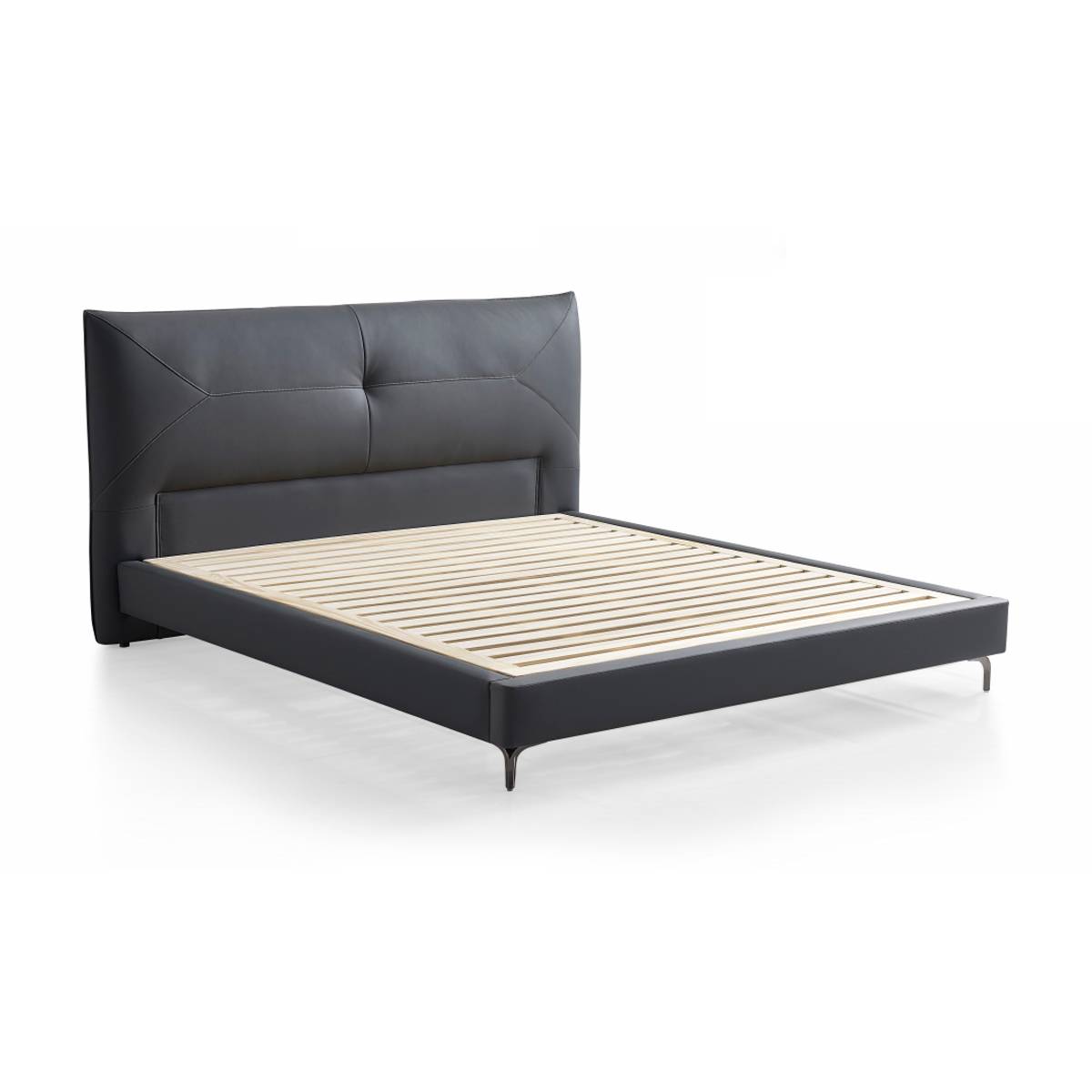 Envelope Top-Grain Leather Storage Bed (B25-M-009)