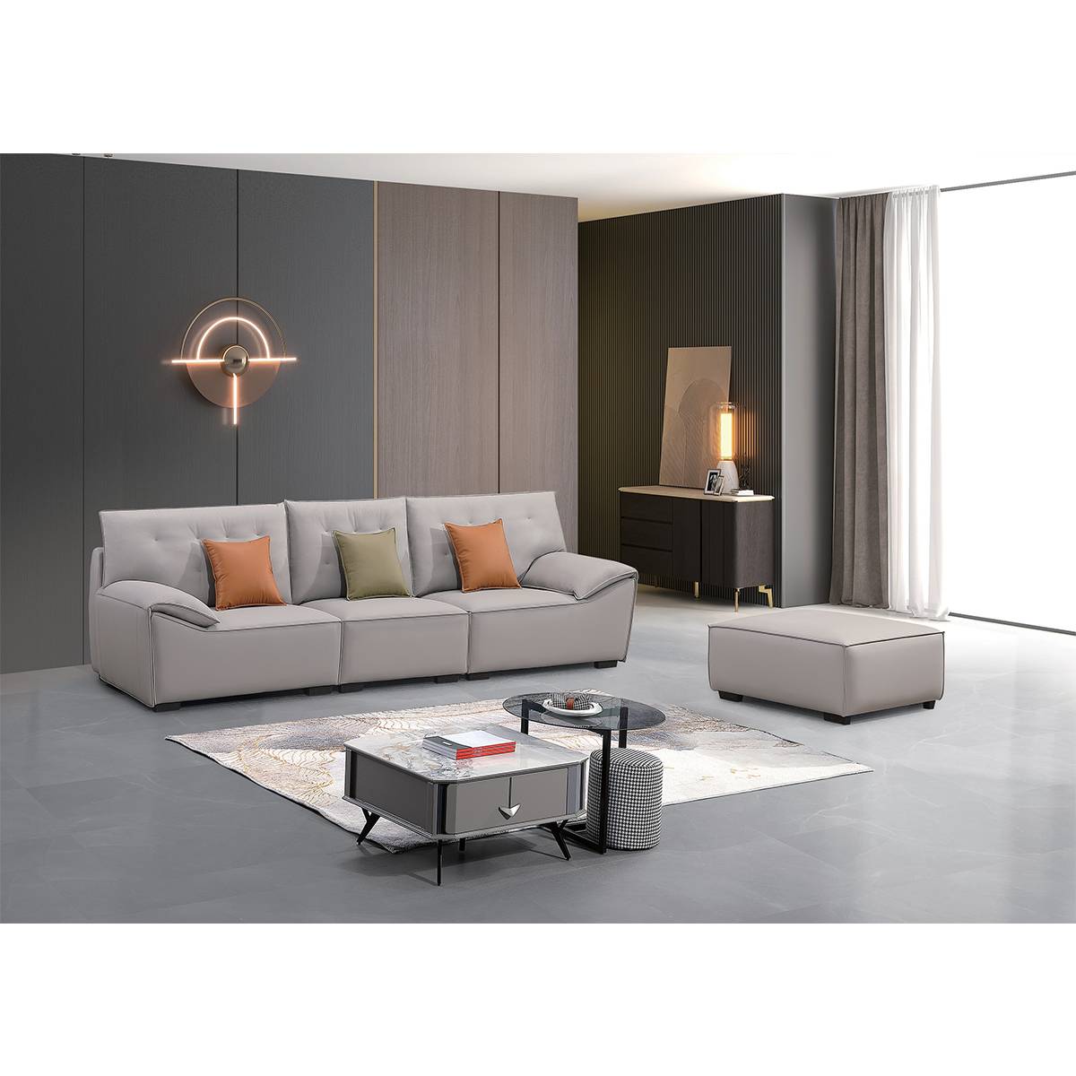 Straight Sofa (A01-2181)