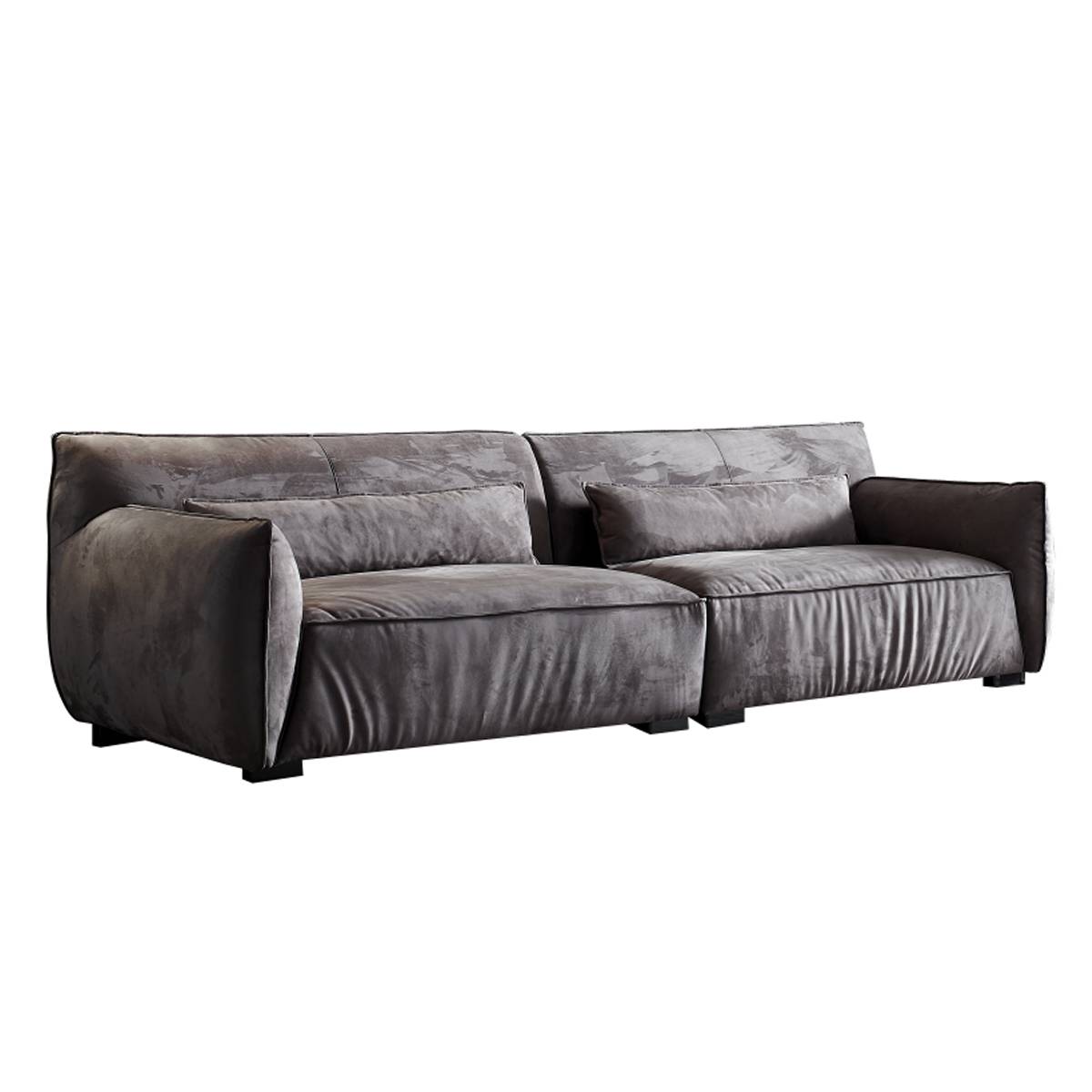 B12 4-Seater Straight Fabric Sofa (B12-SF207)