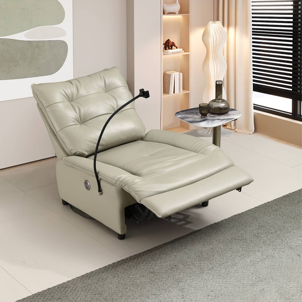 Genuine Leather Electric Recliner (with Bracket) (Z49-G19)