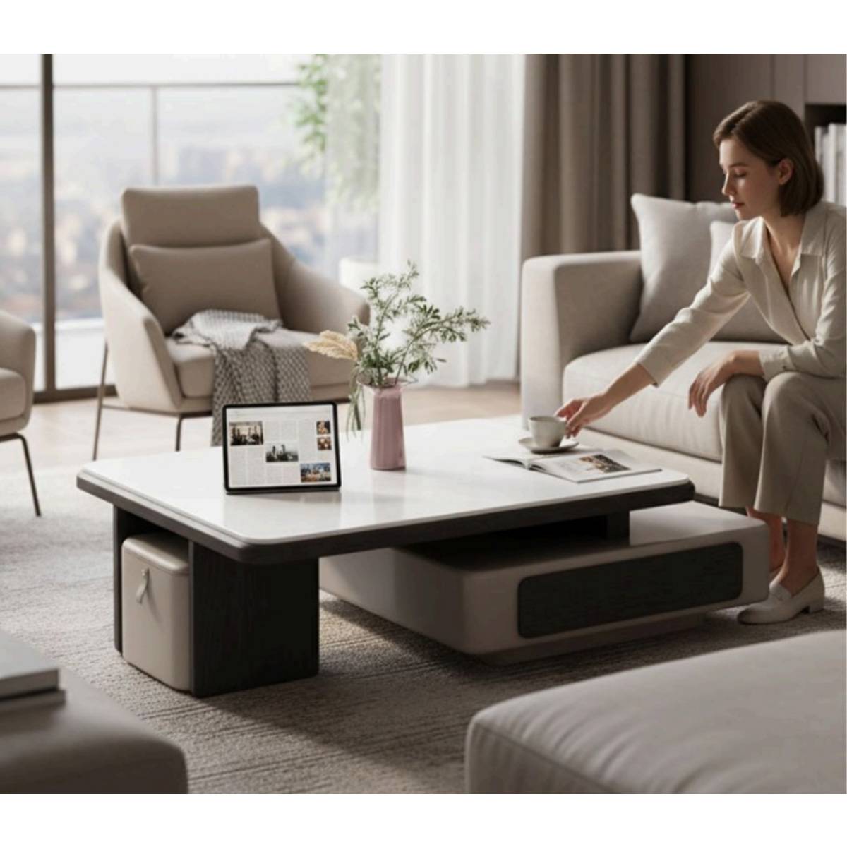 Extendable Coffee Table (Z60-2602)