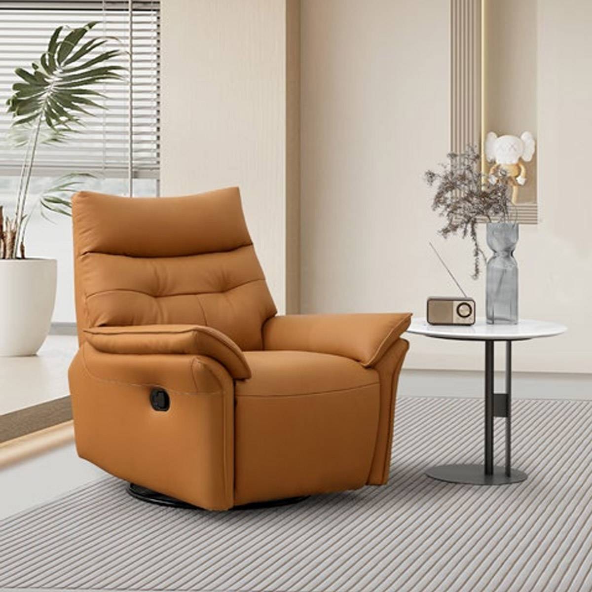 Genuine Leather Manual Recliner (Z49-G50)
