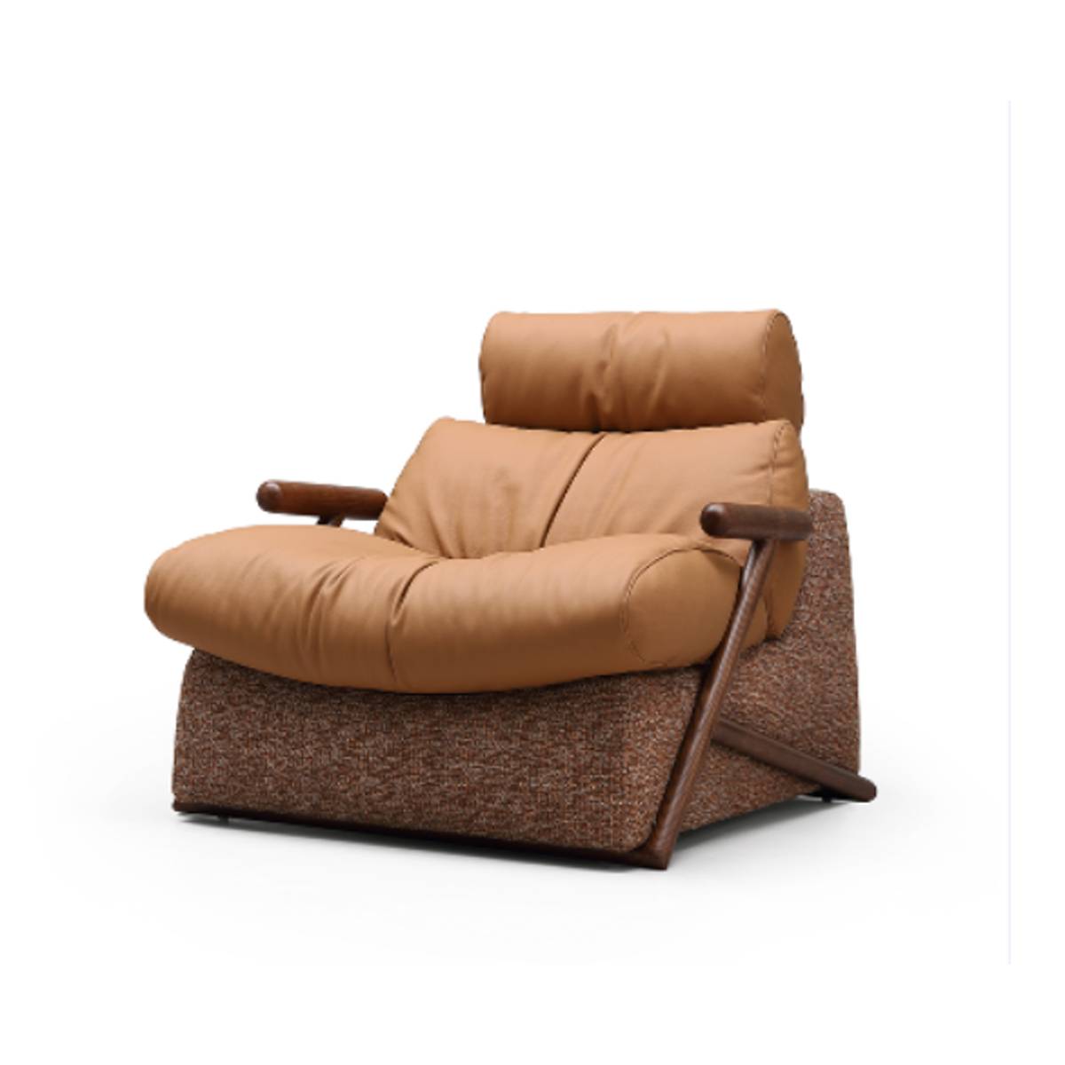 Genuine Leather Lounge Chair (Z42-HD-86629)