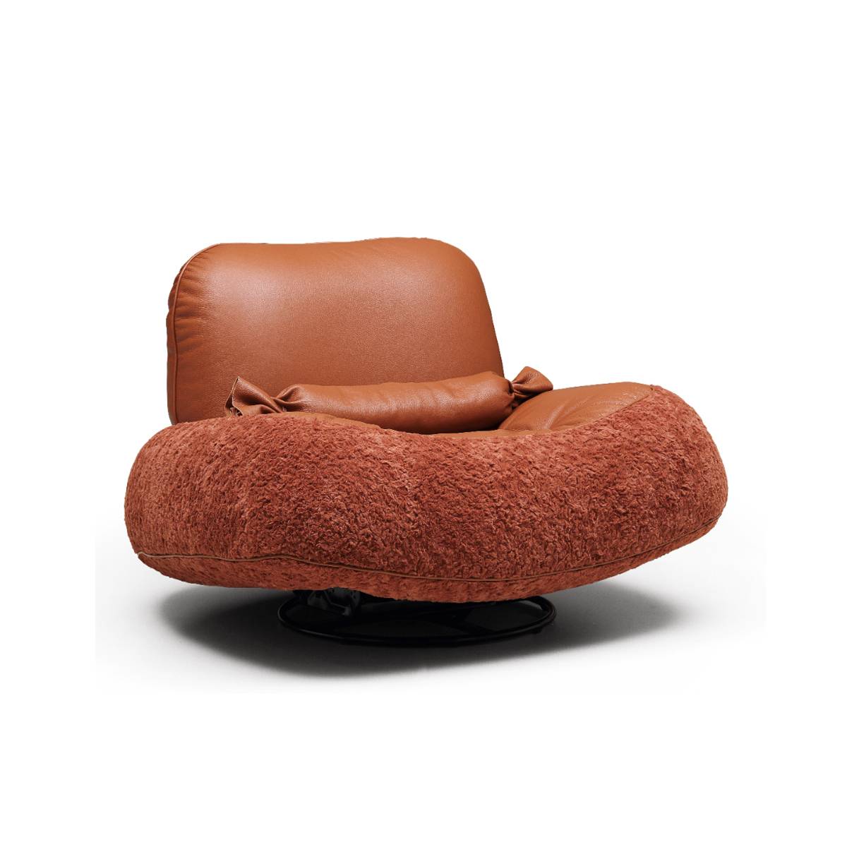 Leather Leisure Chair with Rocking and Swivel (Z42-HD-86646)