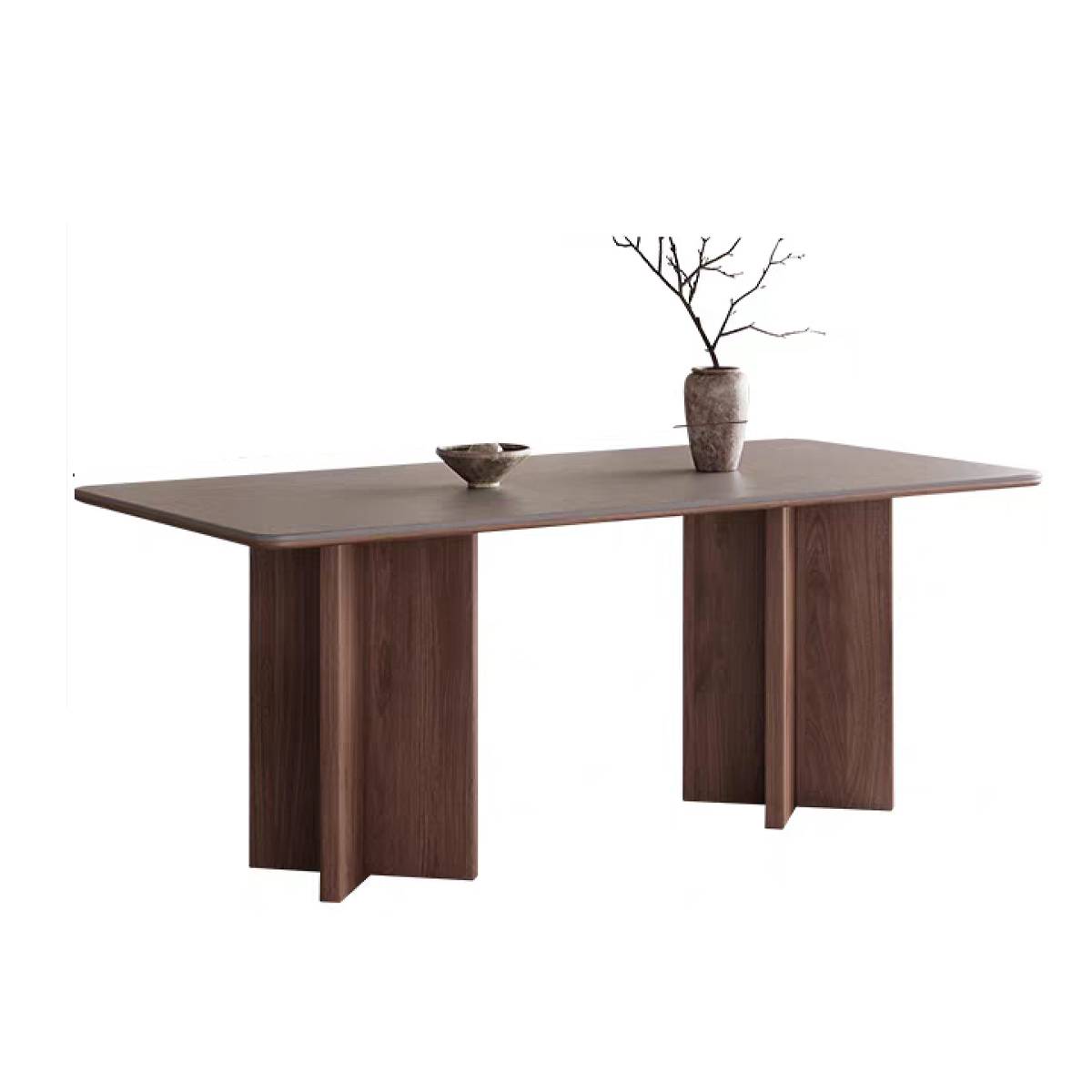 Travertine Sintered Stone Dining Table (Z87-T-073)