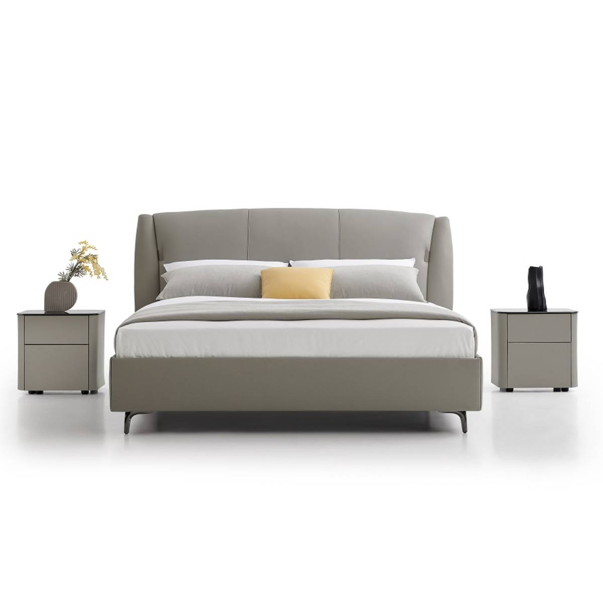 Genuine Leather Soft Bed (B17-2312)