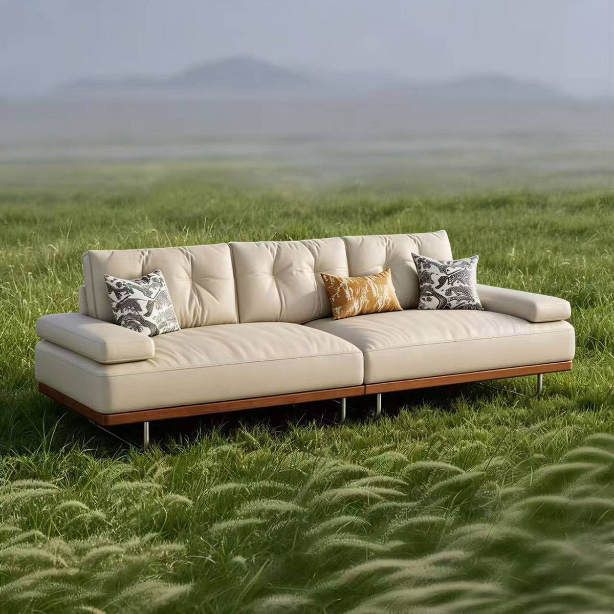Mid-Century Bauhaus Qianshan Sofa (A51-SF-096)