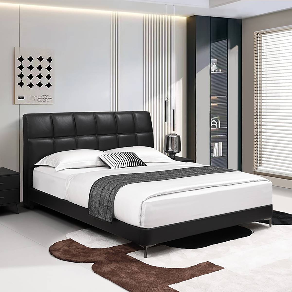 Cheers Genuine Leather Bed (GDD6706)
