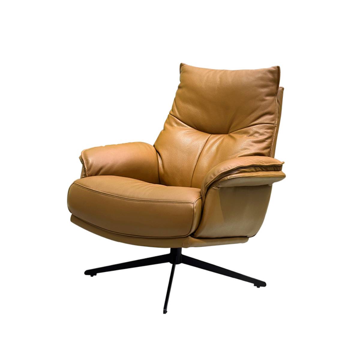 Genuine Leather Swivel Lounge Chair (Z42-KD-87704)