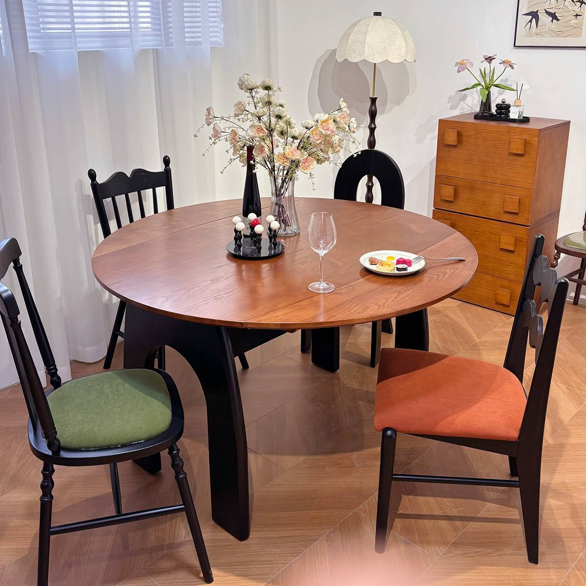 Mid-Century Modern Arch Functional Dining Table (A73-M35)