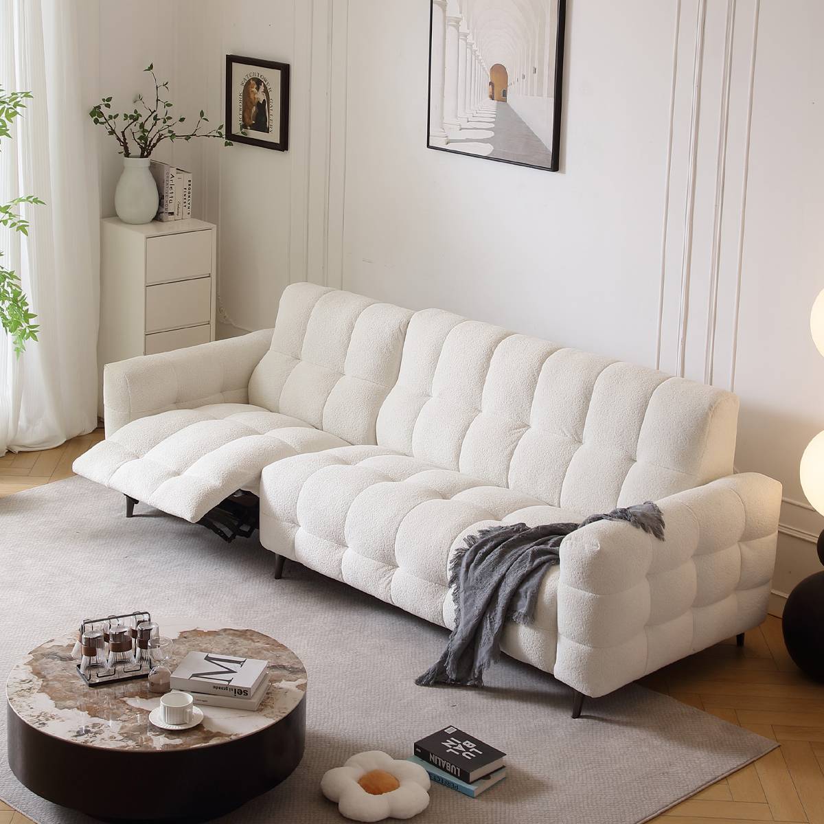 Marshmallow Fabric Functional Sofa (B29-8830)