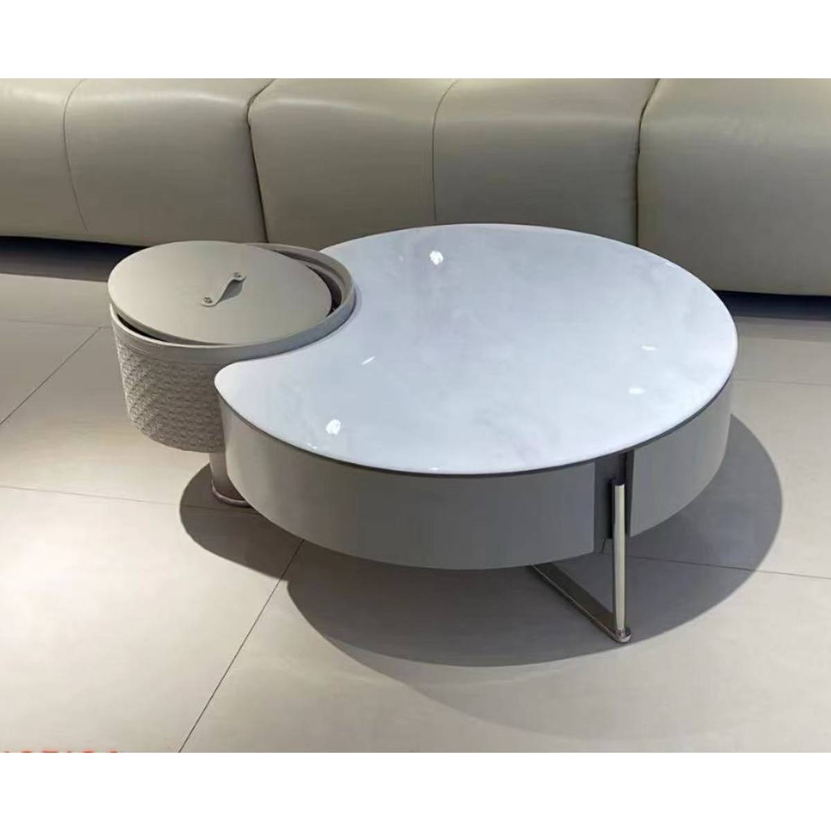 Microcrystalline Stone Coffee Table (A68-371)