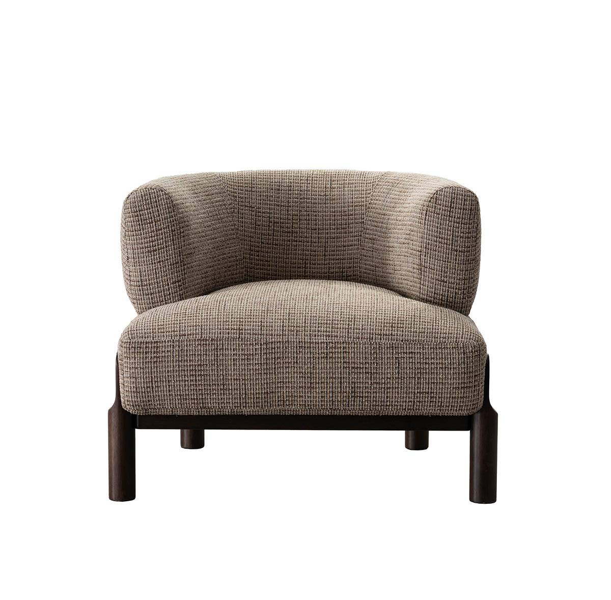 Front view of the lounge chair