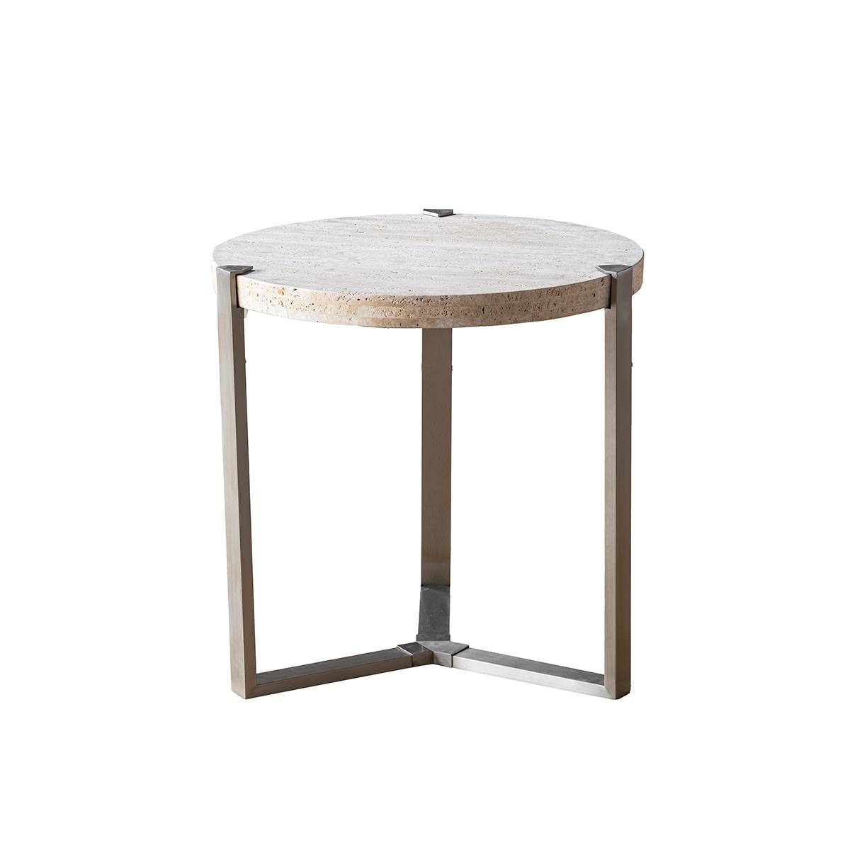 Laramie side table product shot on white background
