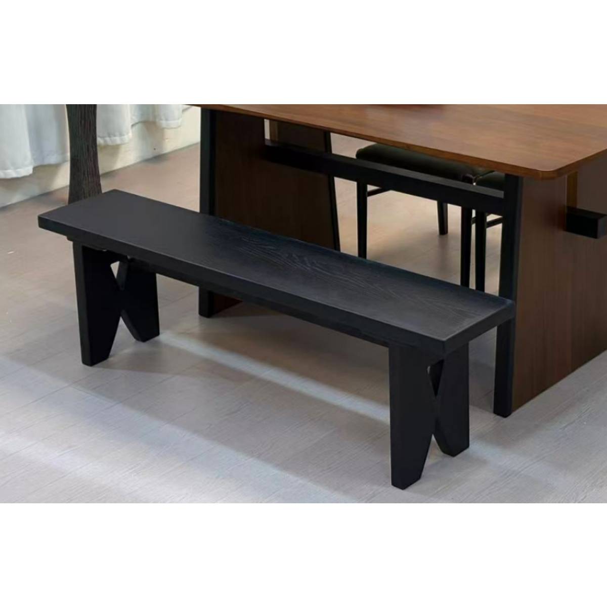 Mid-Century Modern Bench (A68-2)