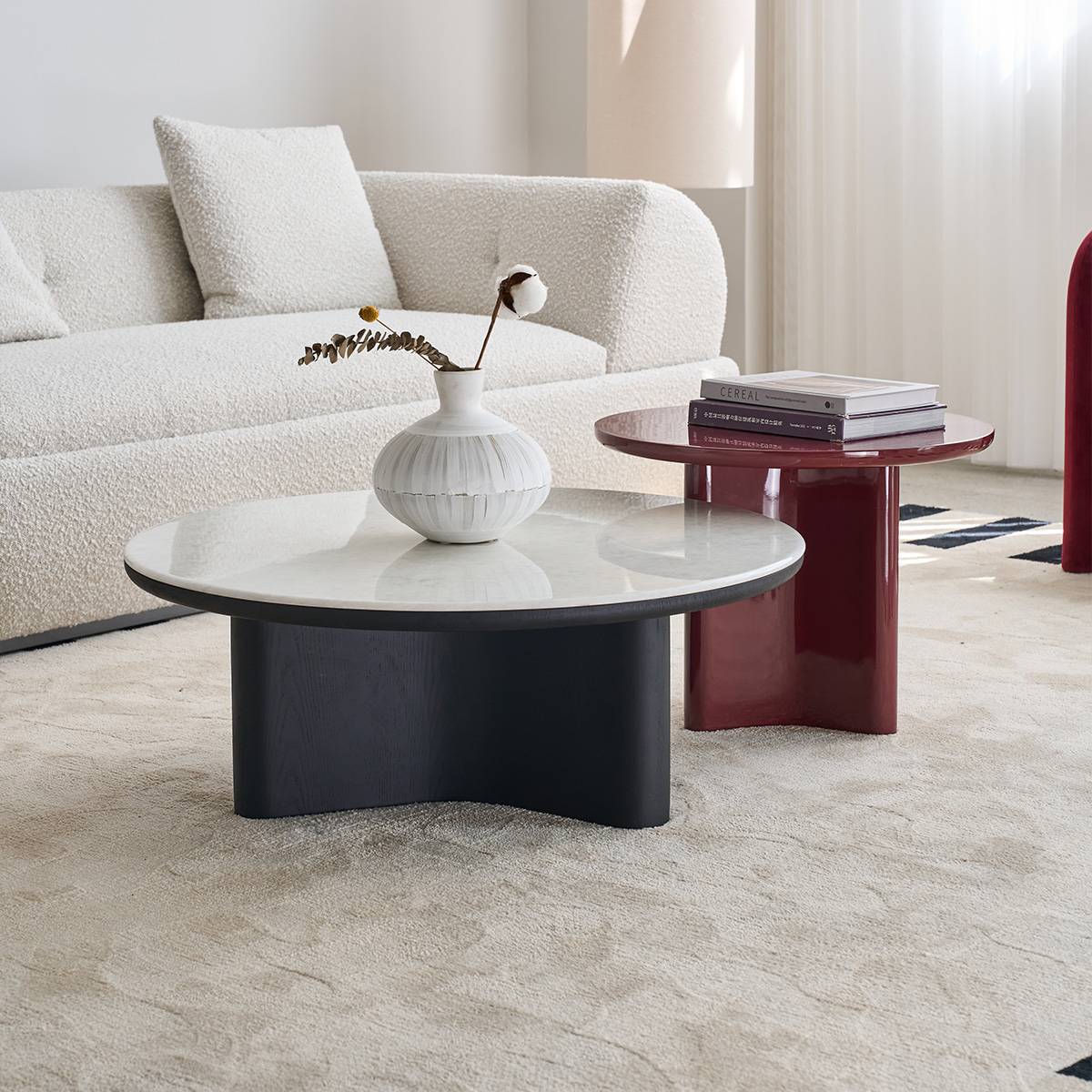 Natural Stone Coffee Table Set (B10-TA-13+TC-13)