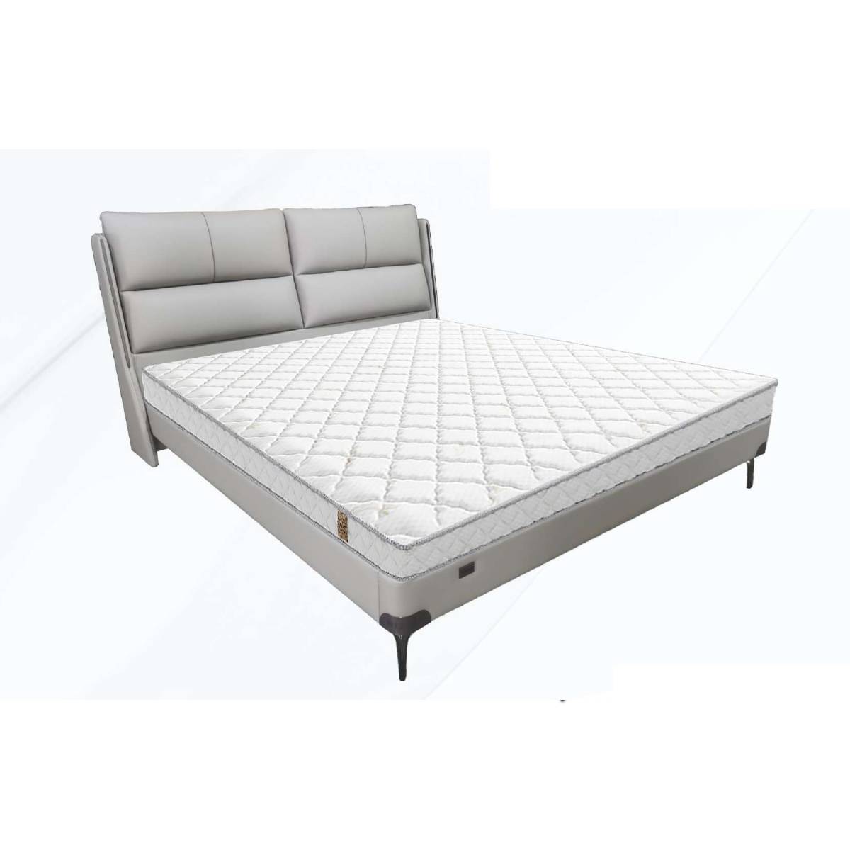 Top-Grain Leather 1.8m Soft Bed (A21-2530)
