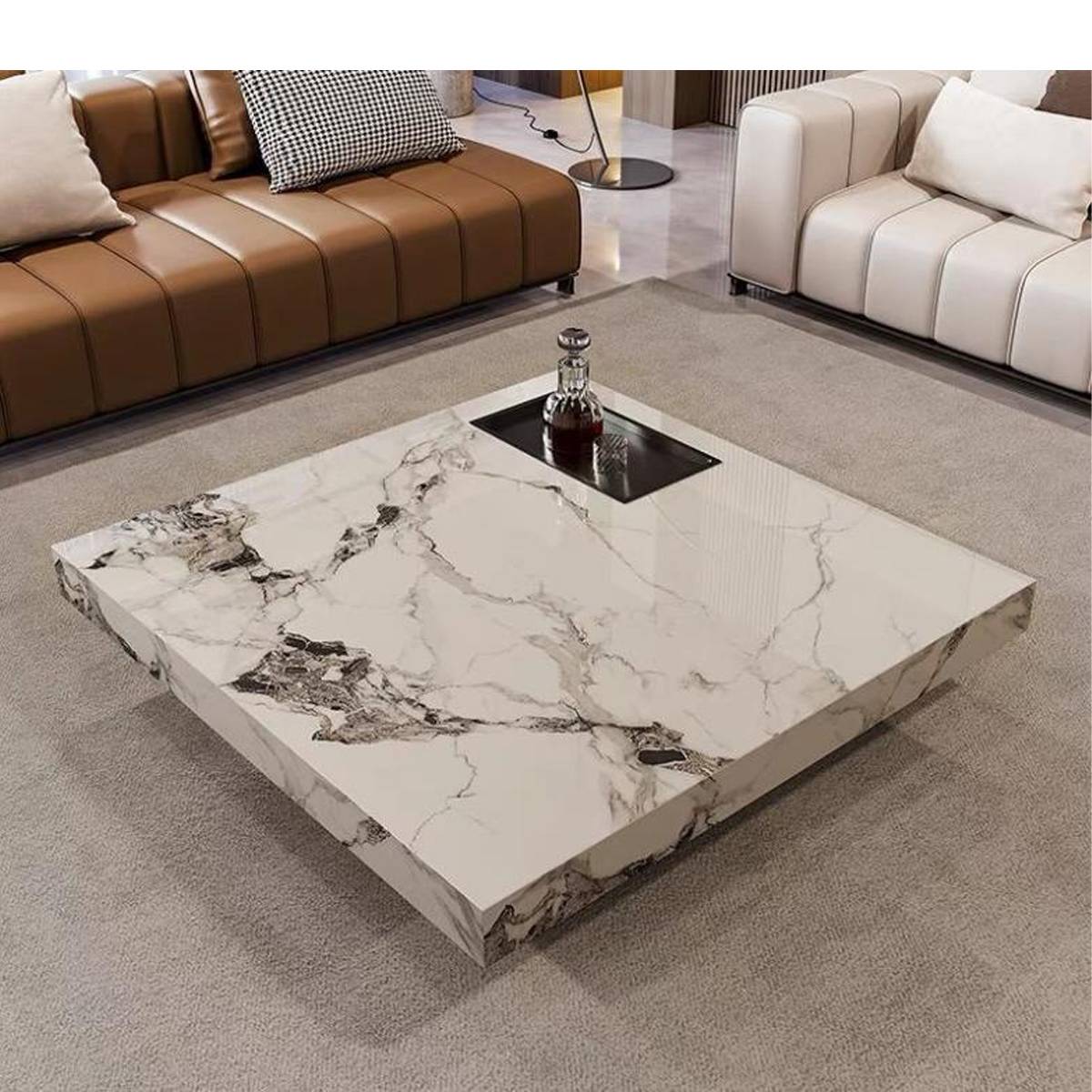 Sintered Stone Box Coffee Table (Z60-8339)