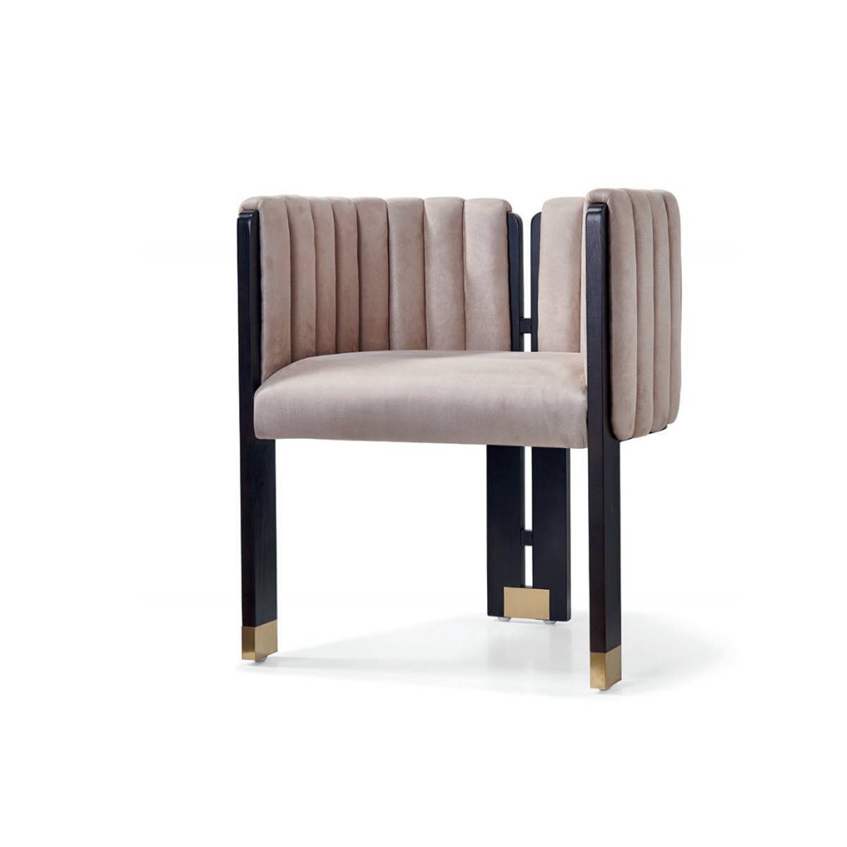 Dining Chair / Study Chair / Lounge Chair with Solid Wood Legs (Z67-A22532)