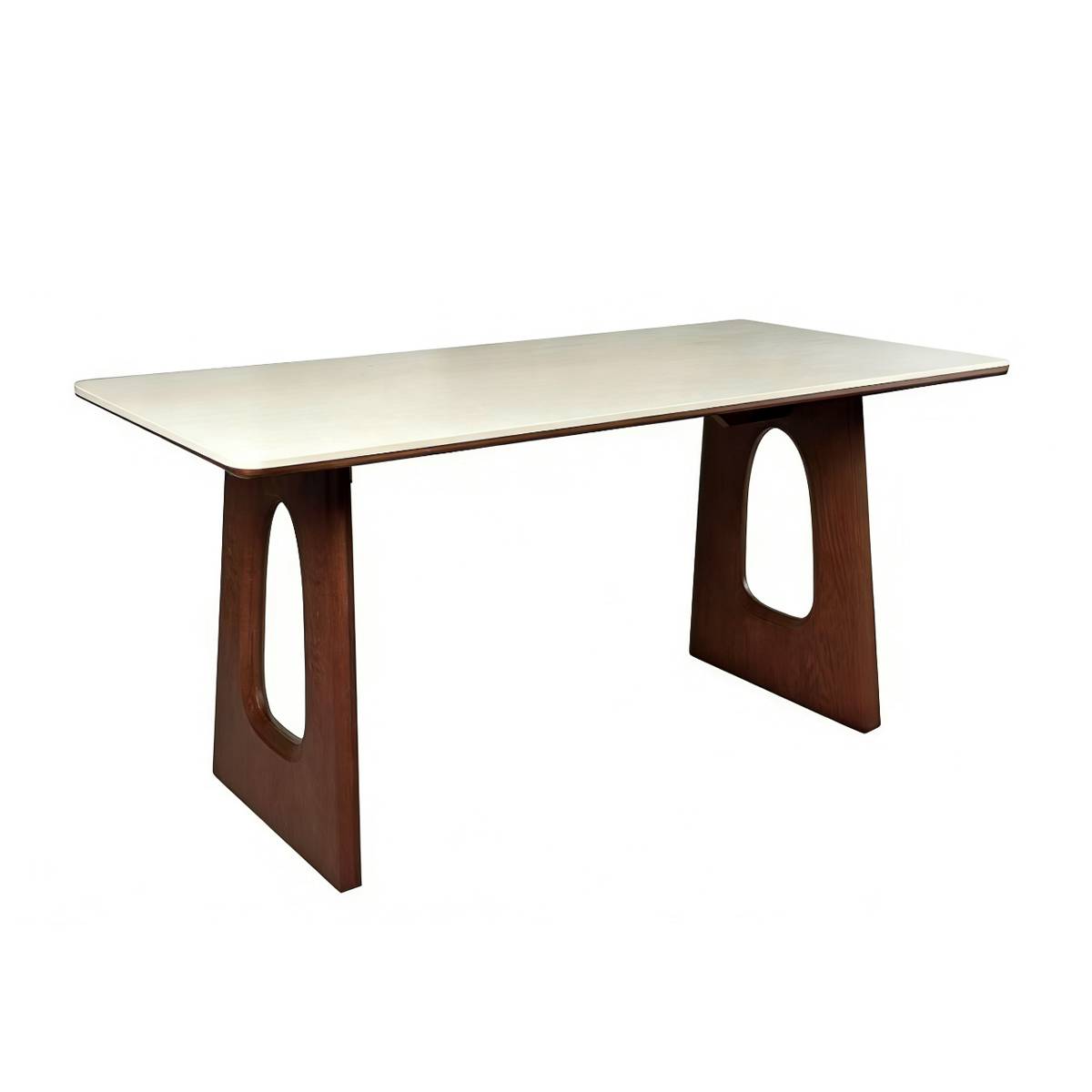 Yutu Beige Travertine Sintered Stone Dining Table (Z87-T-032)